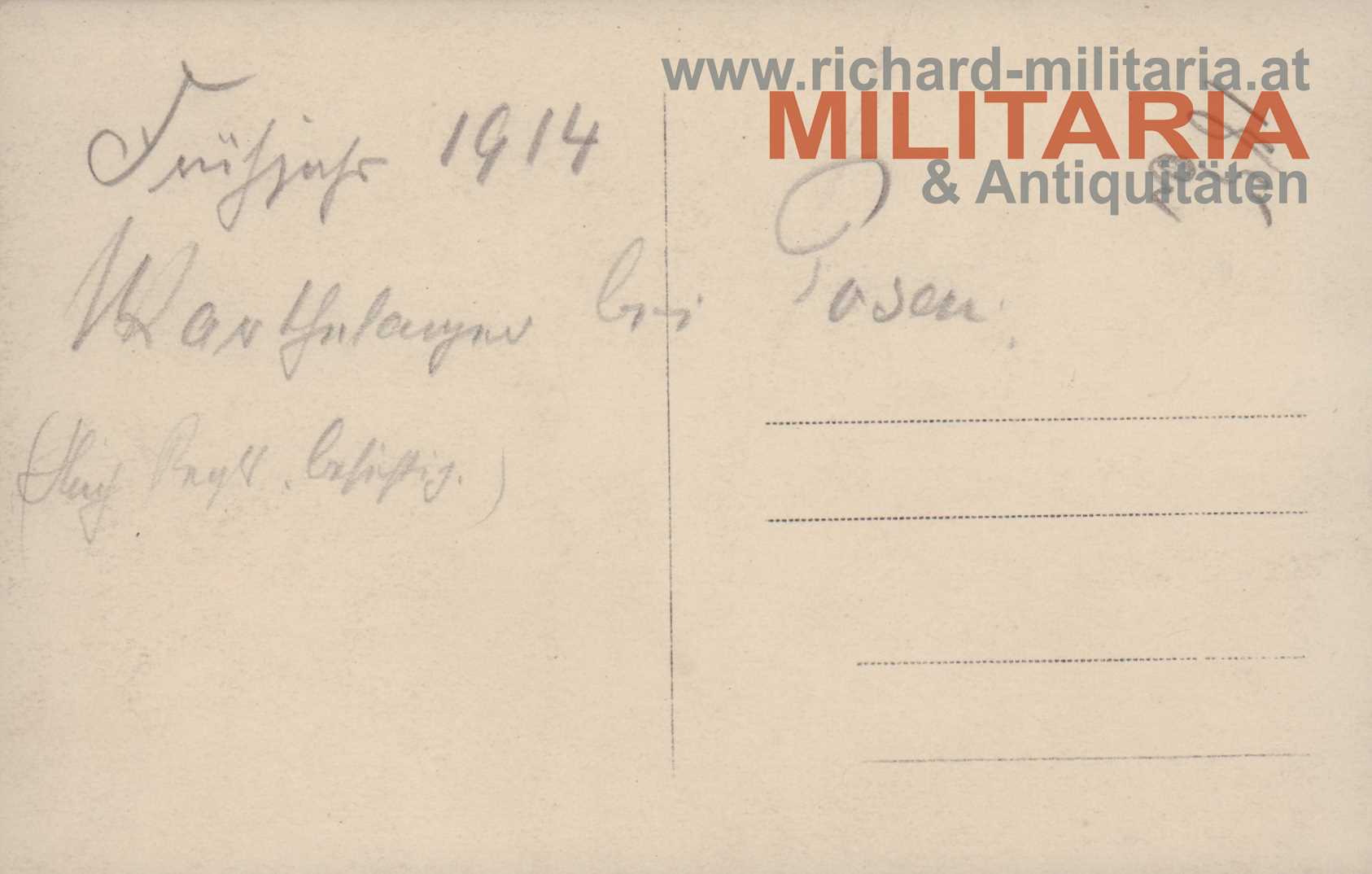 Preussen - Deutscher Soldat zu Pferd, Posen 1914
