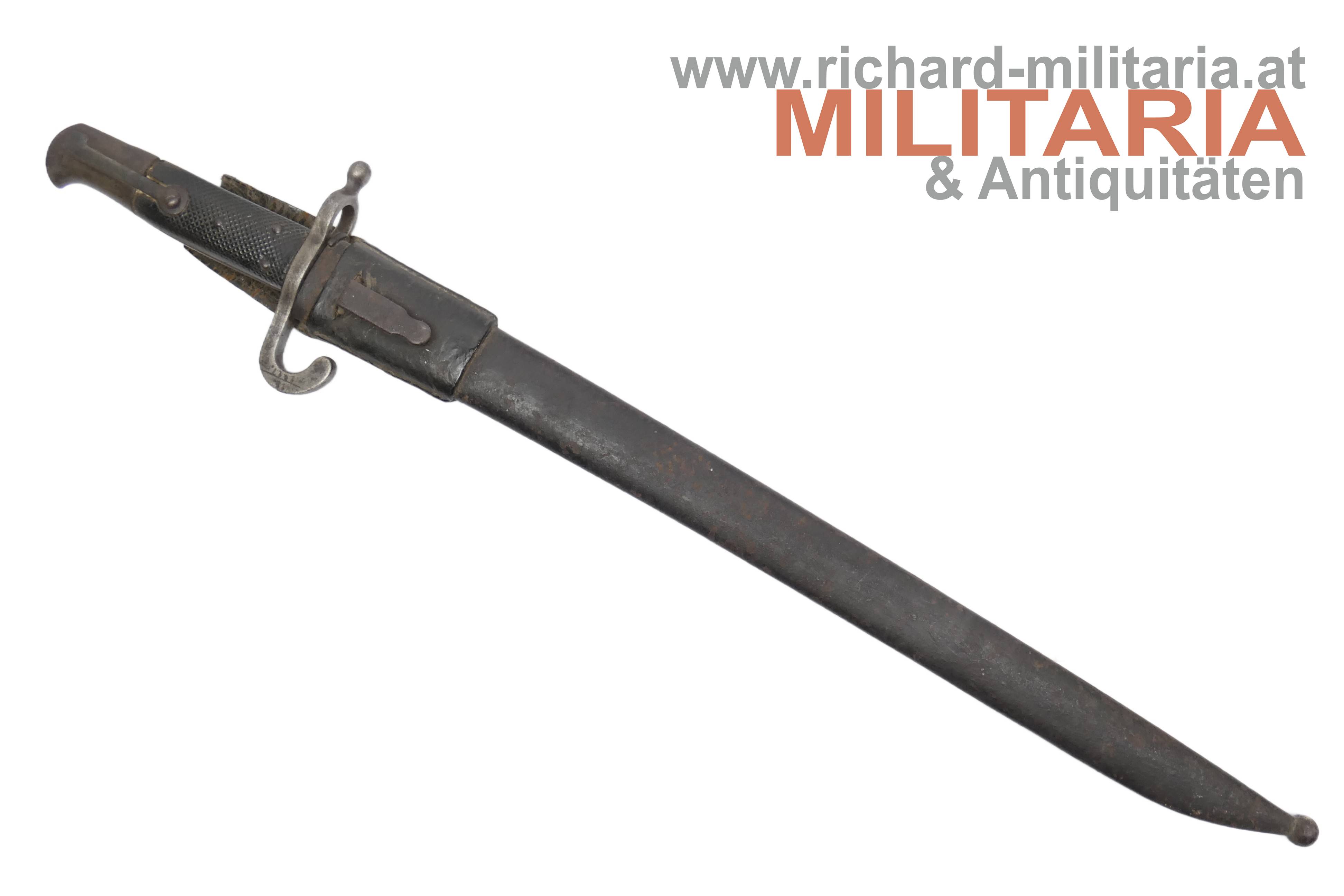 Österreich Säbelbajonett System Werndl mit Koppelschuh