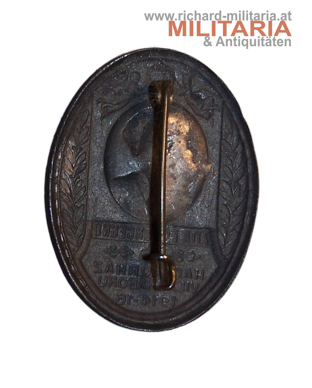 k.u.k. Kappenabzeichen - Zita Főhercegnő / Hadikórház / Világháború 1914-16 