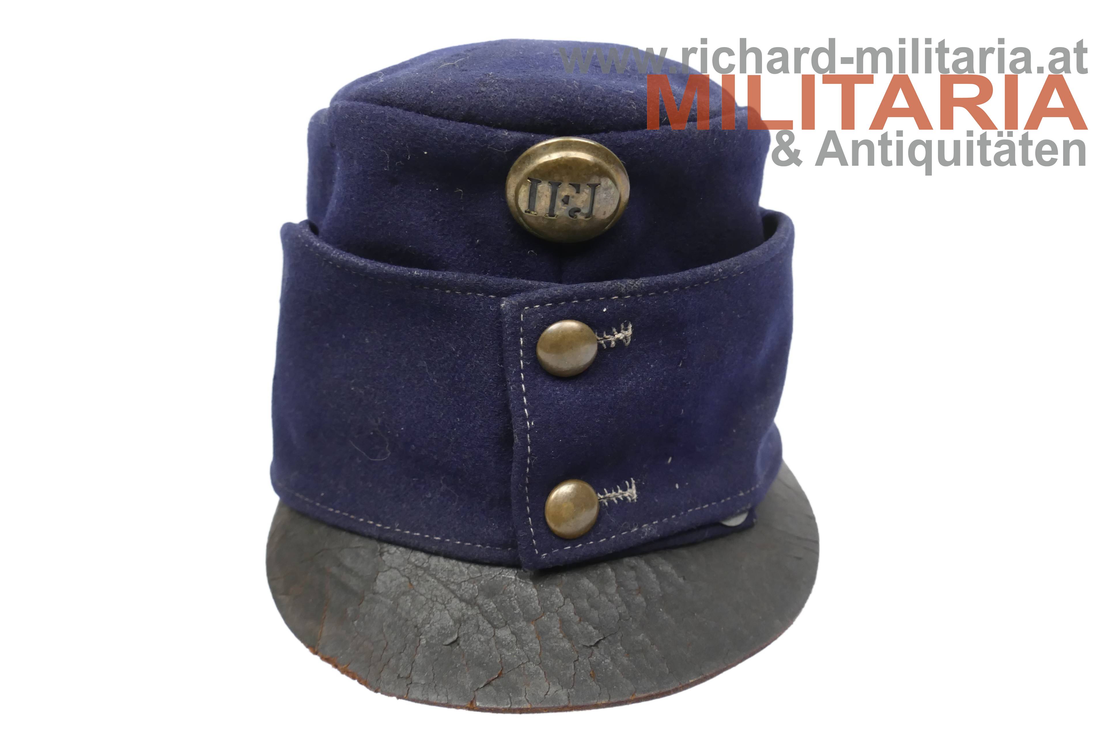 k.u. Honvéd-Infanterie - dunkelblaue Feldkappe M1873 für Mannschaften - "F.R. 1888"