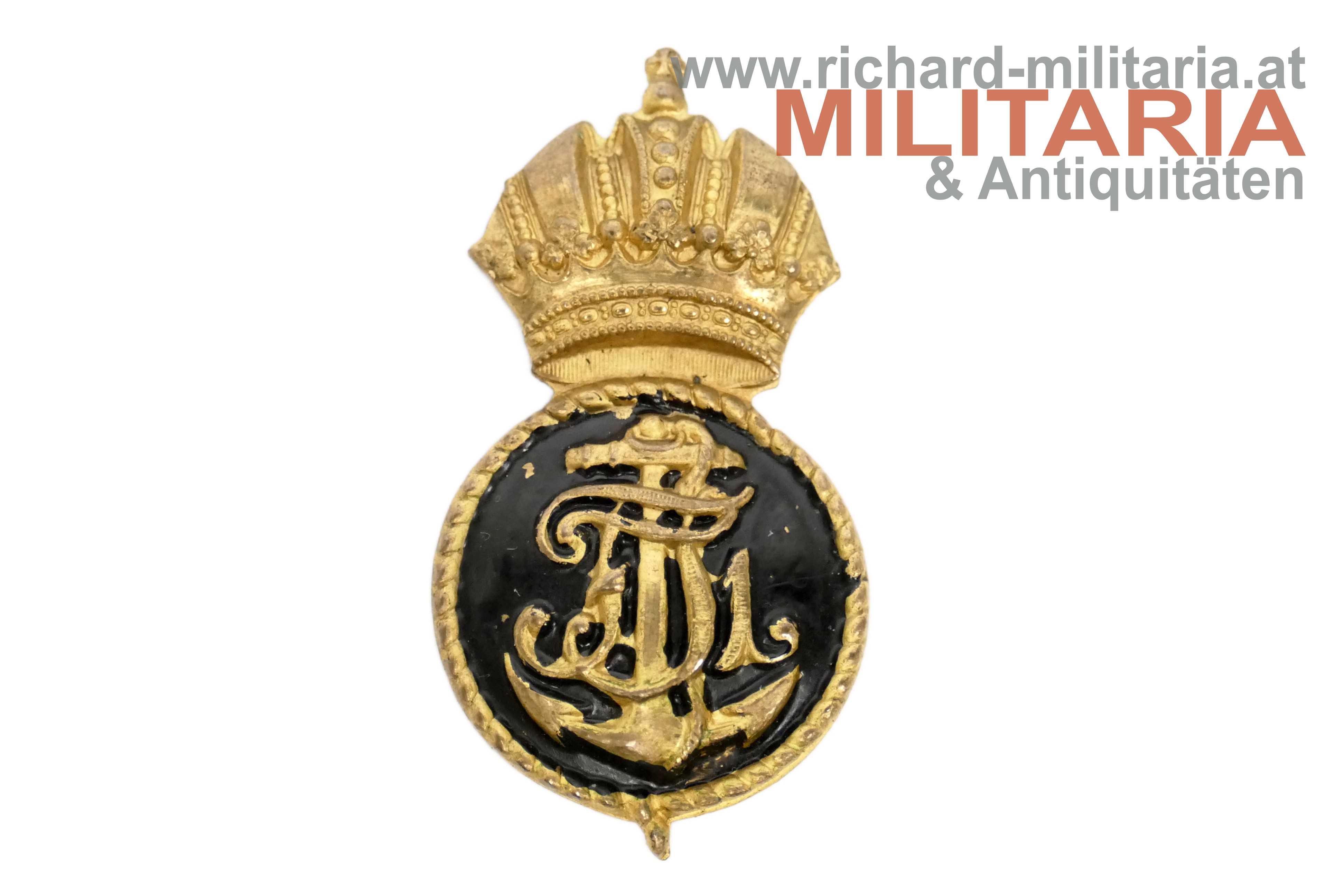 k.u.k. Kriegsmarine Mützenkokarde für Unteroffiziere - FJ1