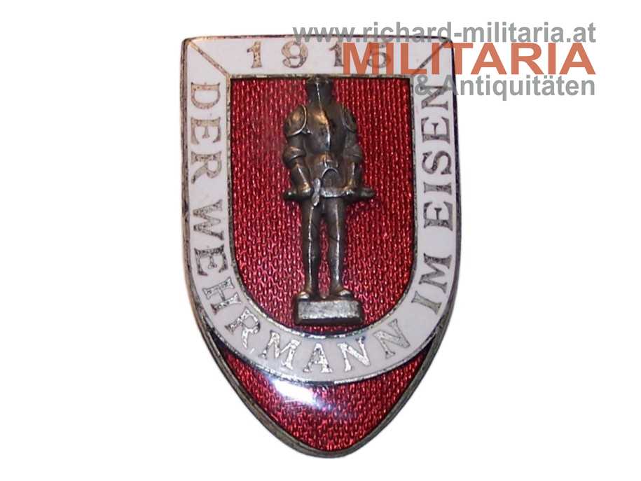 k.u.k. patriotisches Abzeichen - "Der Wehrmann im Eisen 1915"