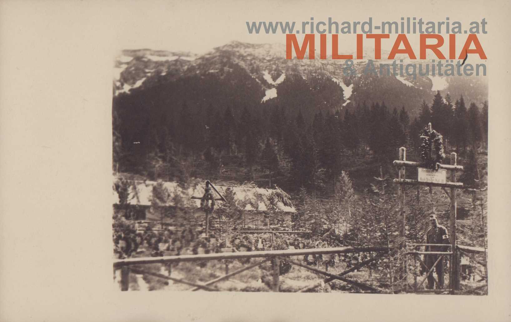 k.u.k Foto - Heldenfriedhof in Gestele (Italien) - k.u.k. Div. San.Kol. 22
