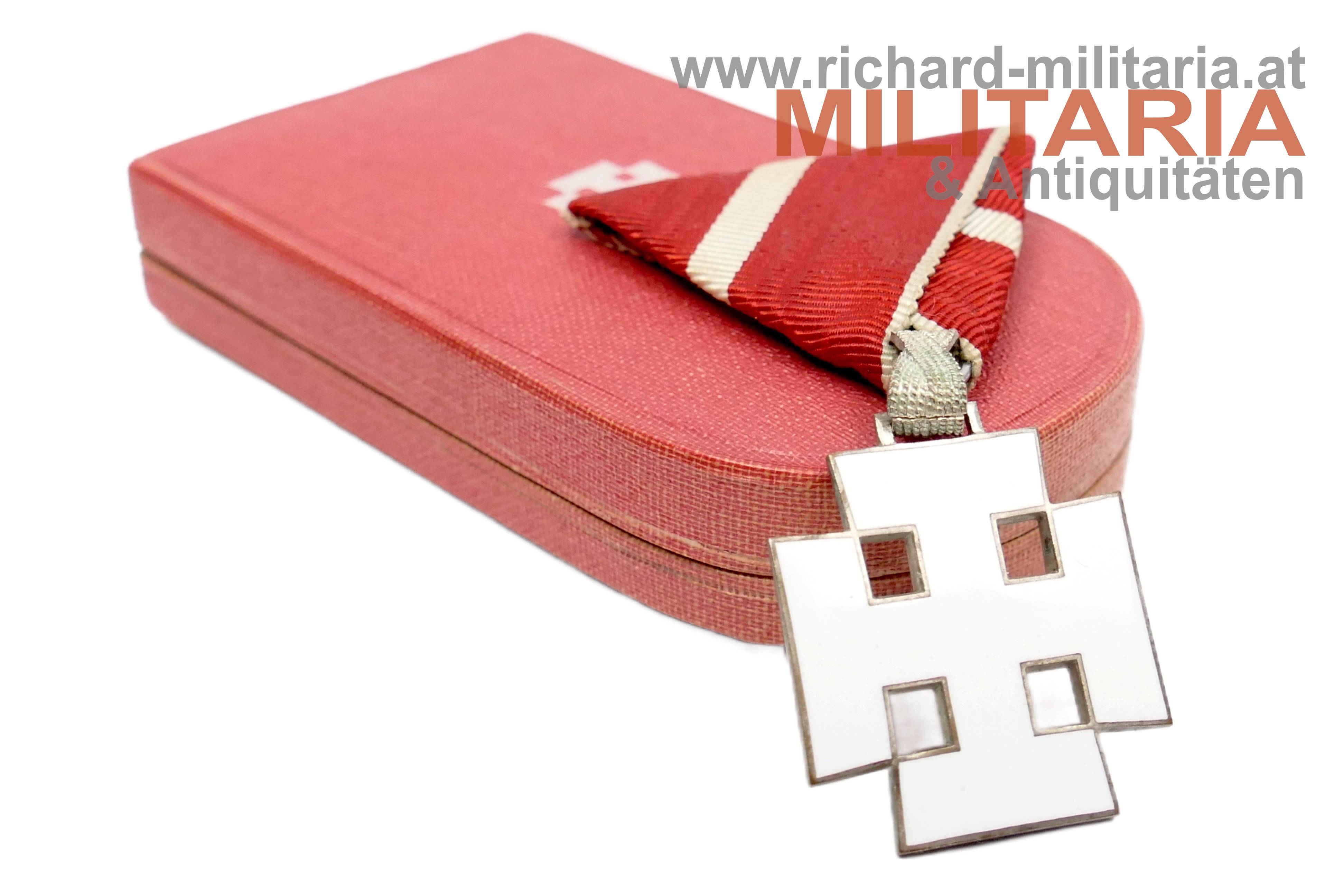 Bundesstaat - Ritterkreuz des österreichischen Verdienstorden mit Etui