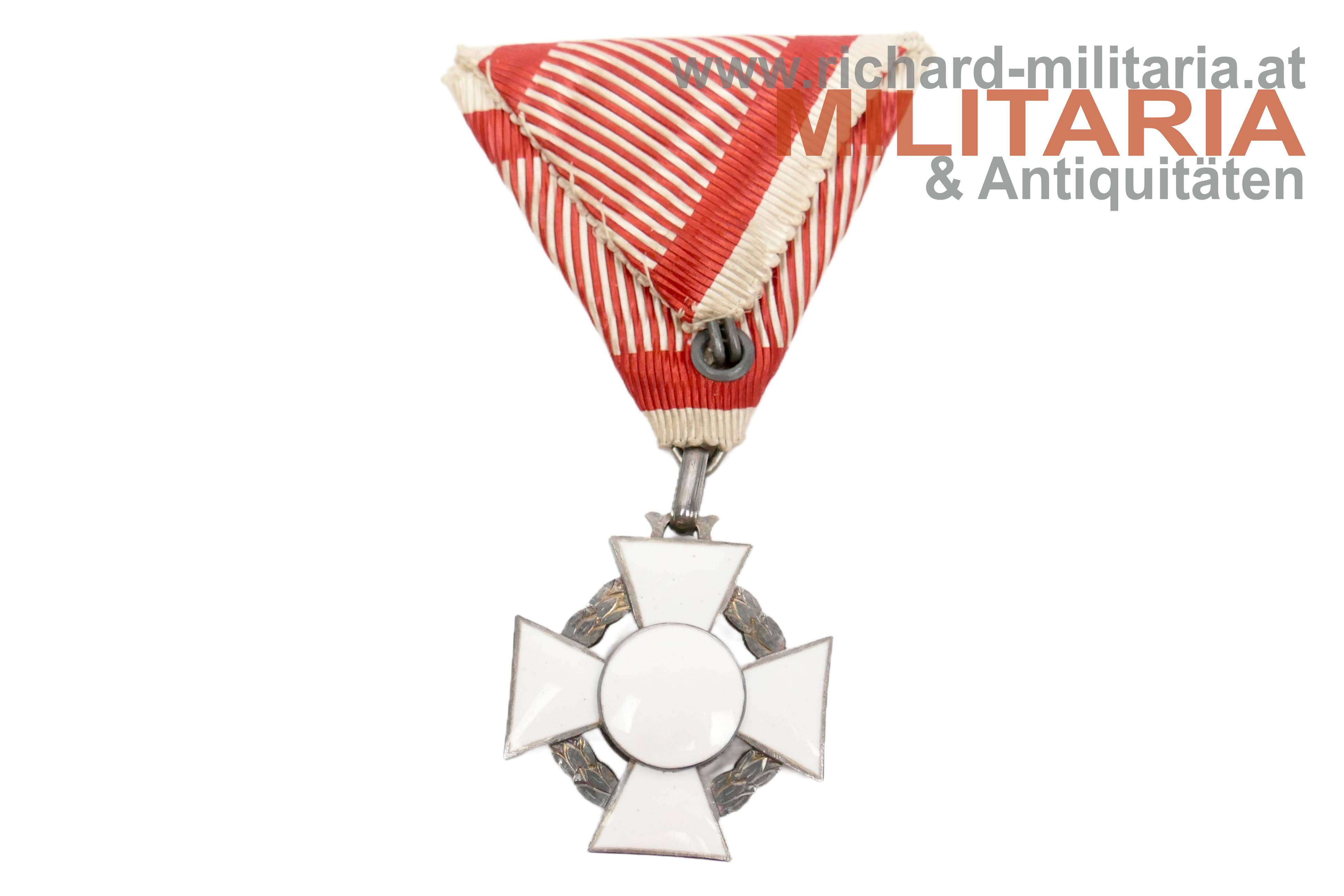 k.u.k. Militärverdienstkreuz 3. Klasse mit KD und Schwertern - V. Mayer