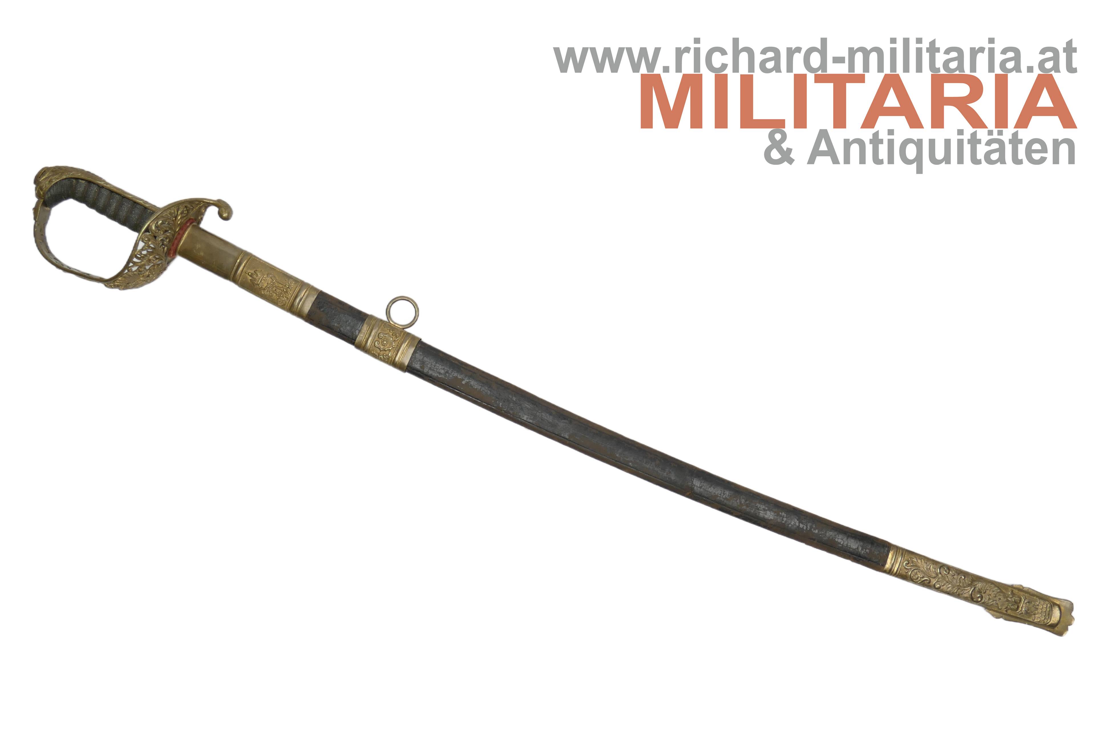 k.u.k. Beamtensäbel M1889 - Klingenätzung "Anton Pachler"