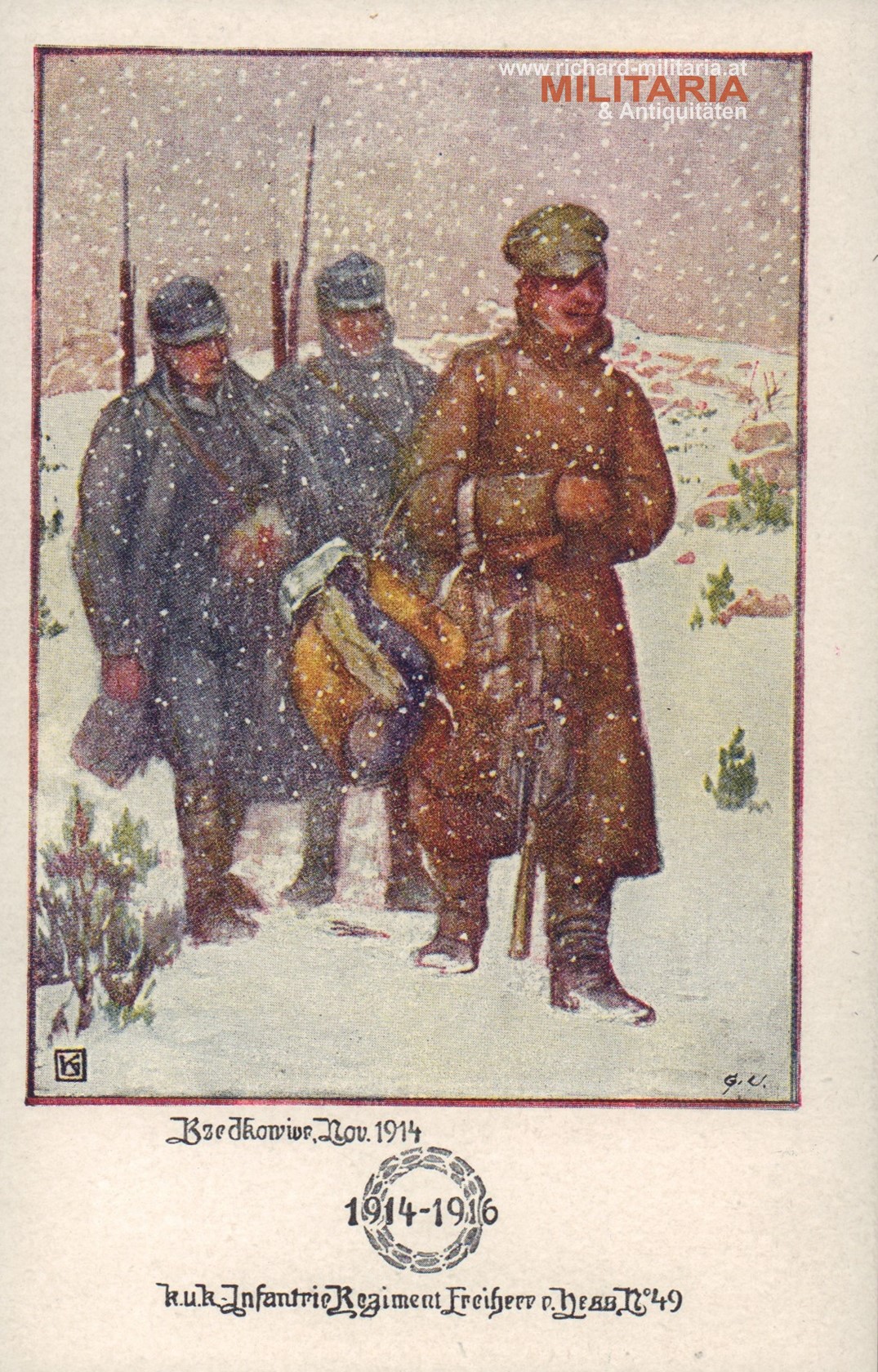 k.u.k. PK "K.u.k. Infantrie Regiment Freiherr v. Hess Nr. 49"