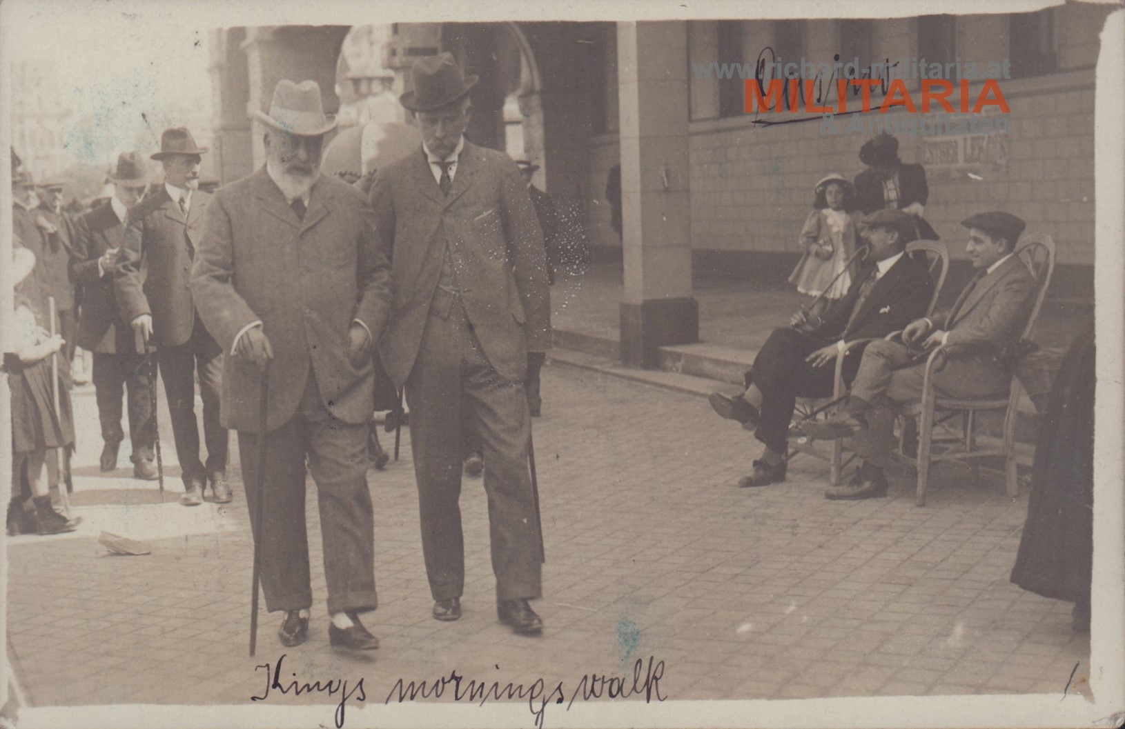 Foto "Kings morningswalk - King Edward VII" - gelaufen Foto "Kings morningswalk - King Edward VII" - gelaufen