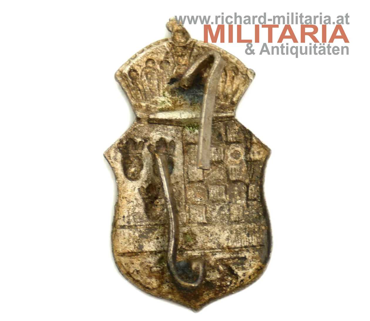 Königreich Kroatien und Slawonien - Kokarde oder Kragenspiegelauflage