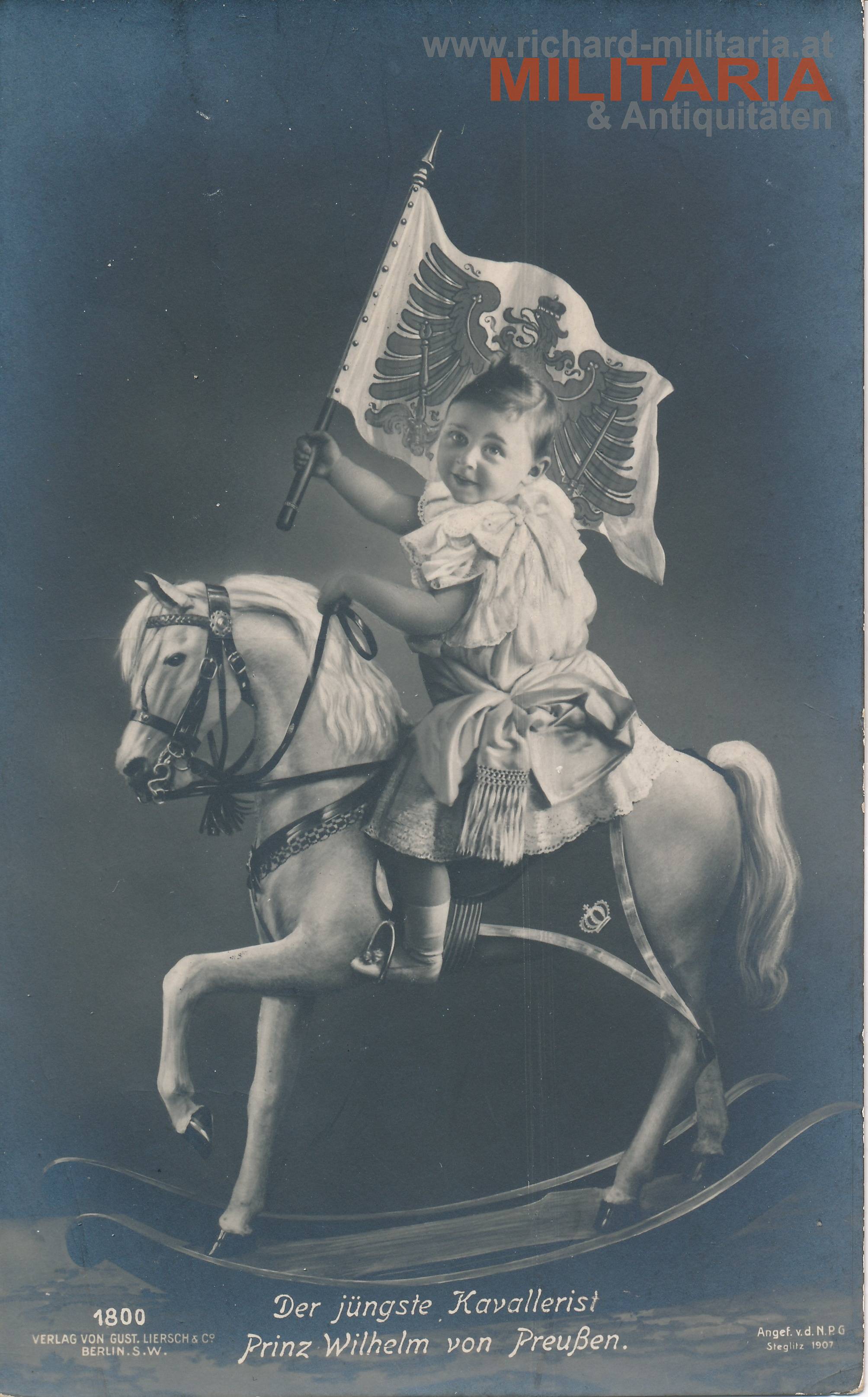 PK - Der jüngste Kavallerist Prinz Wilhelm v. Preußen