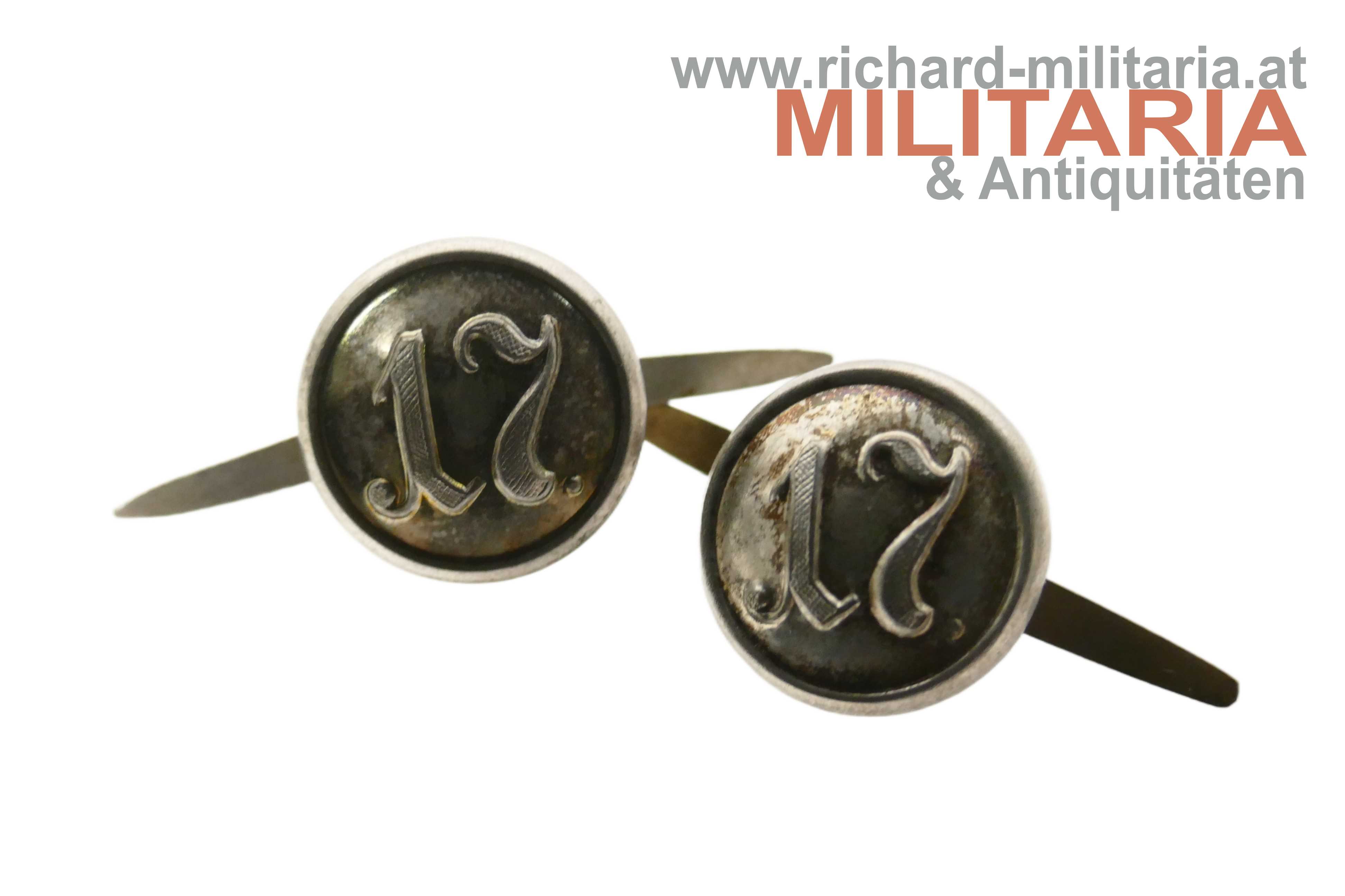 k.u.k. Kappenknöpfe Ldw.IR 17