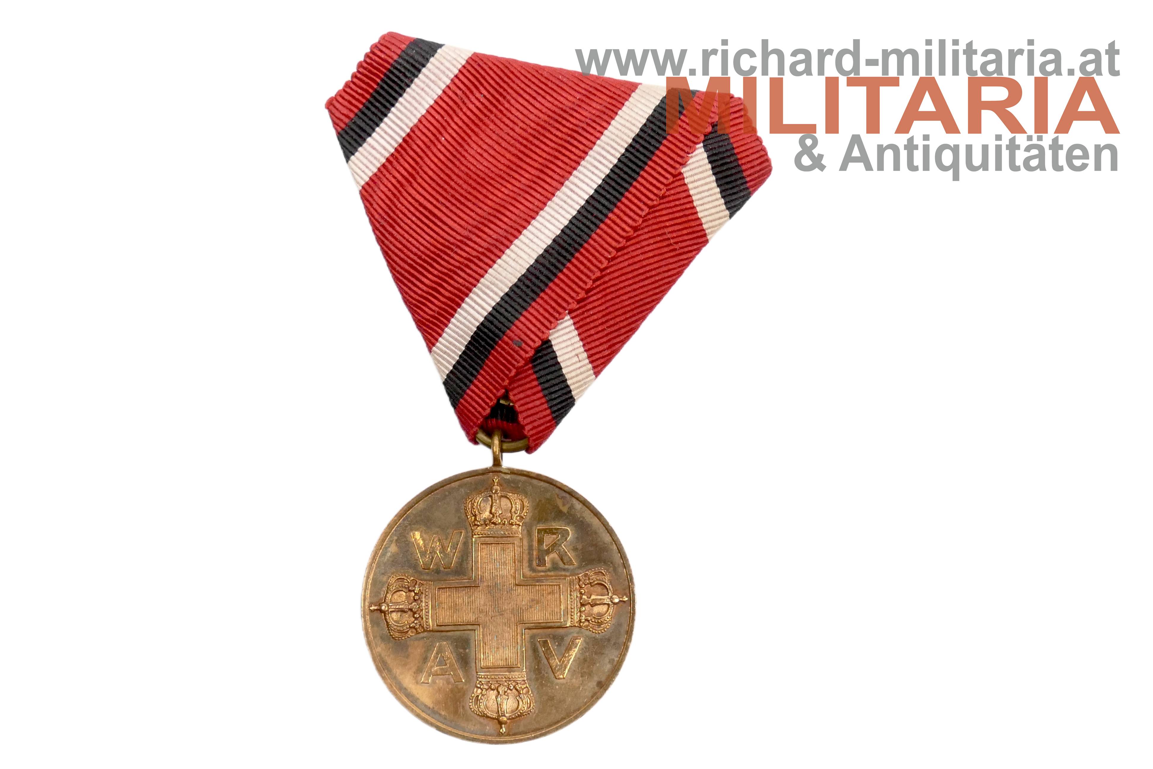 Preussen - Medaille für Verdienste um das Rote Kreuz - Dreiecksband