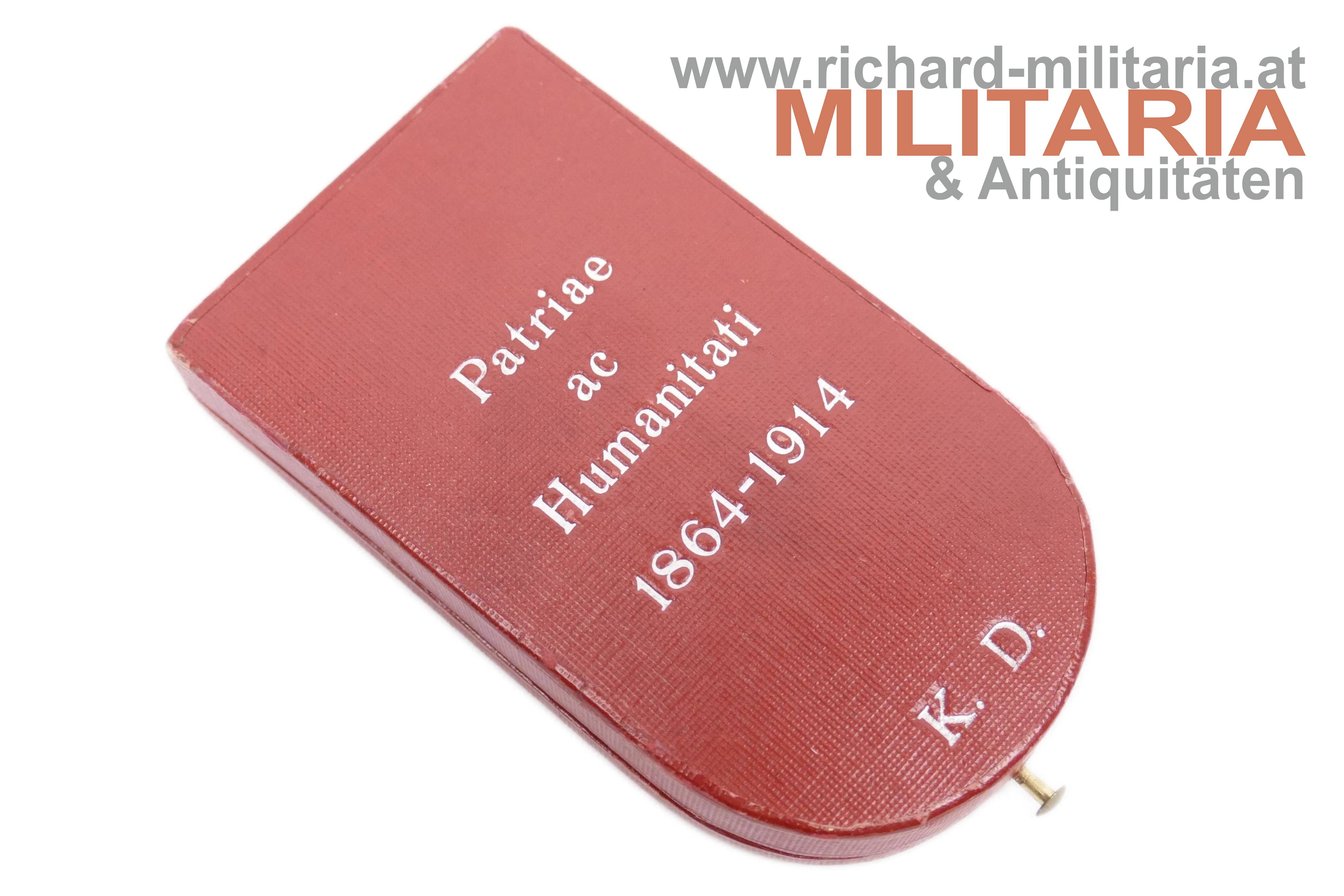 Roten Kreuz - Etui zum Ehrenzeichen II. Klasse mit KD - Rothe
