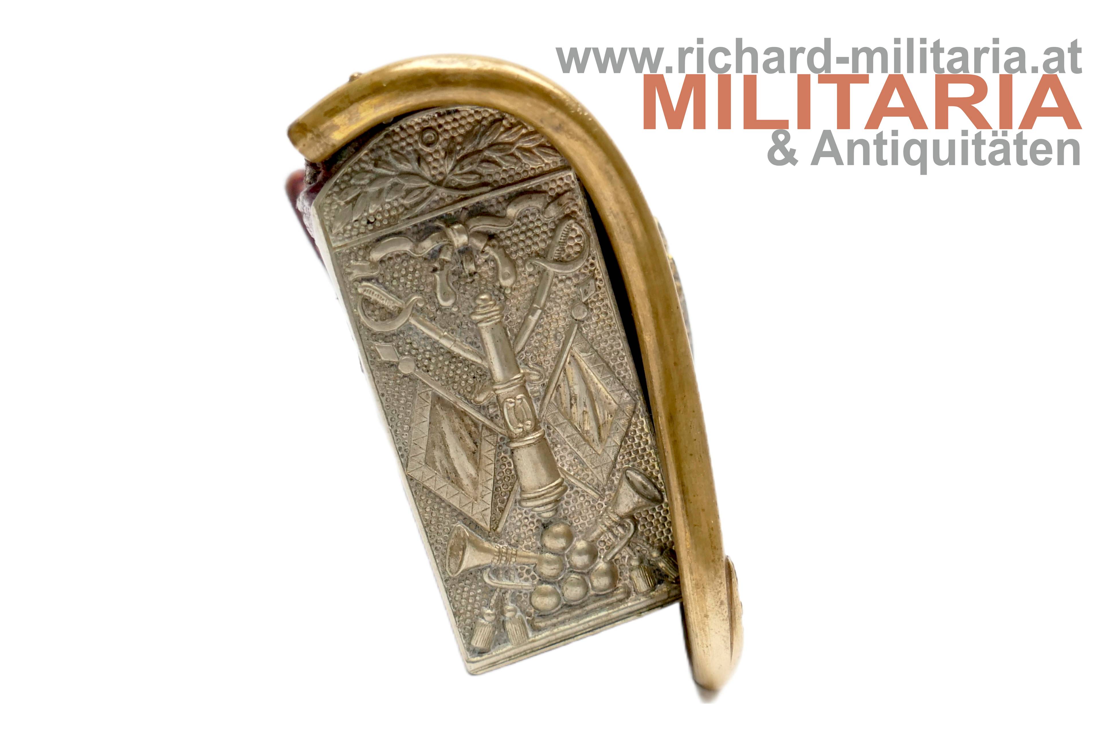 k.u.k. Kartusche für Offiziere der reitenden Truppen