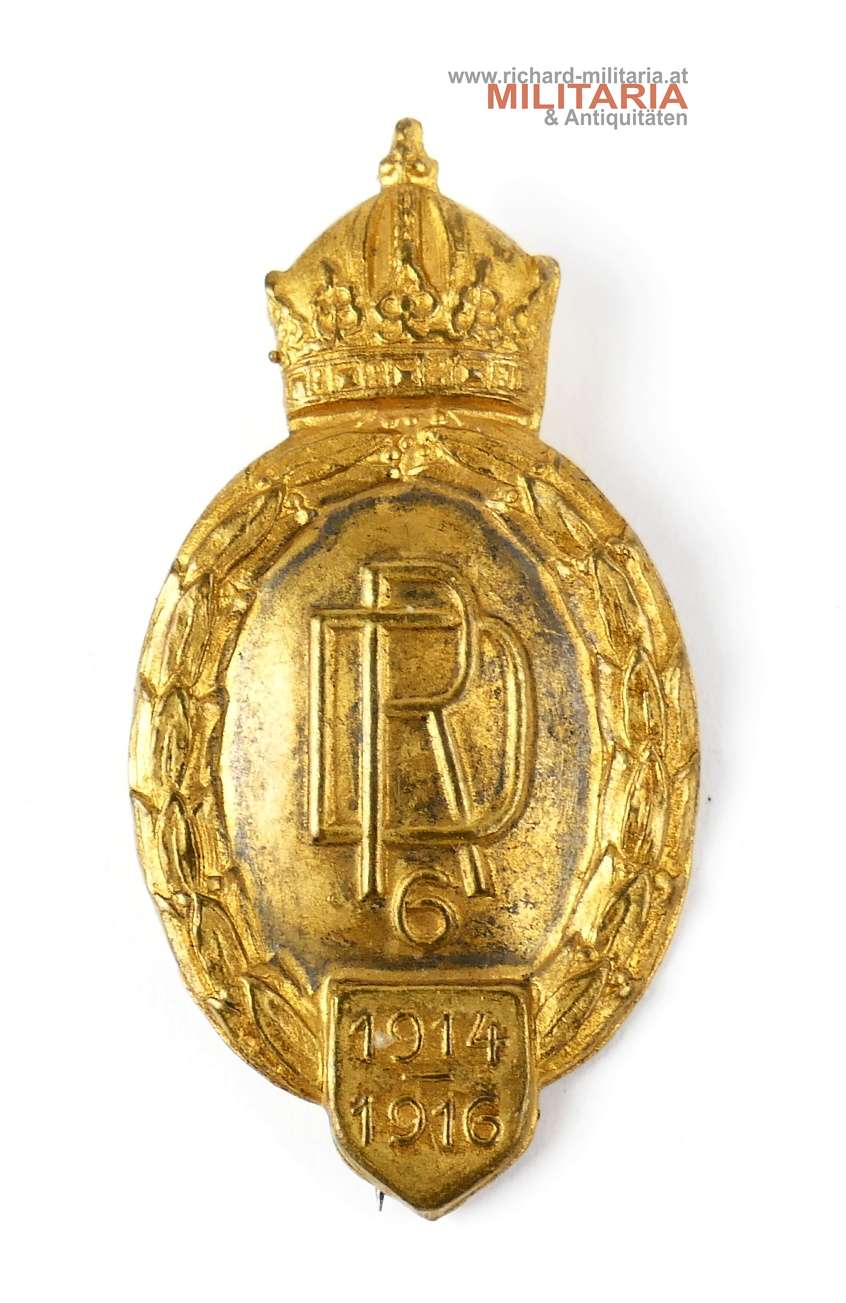 k.u.k. Kappenabzeichen Dragonerregiment 6