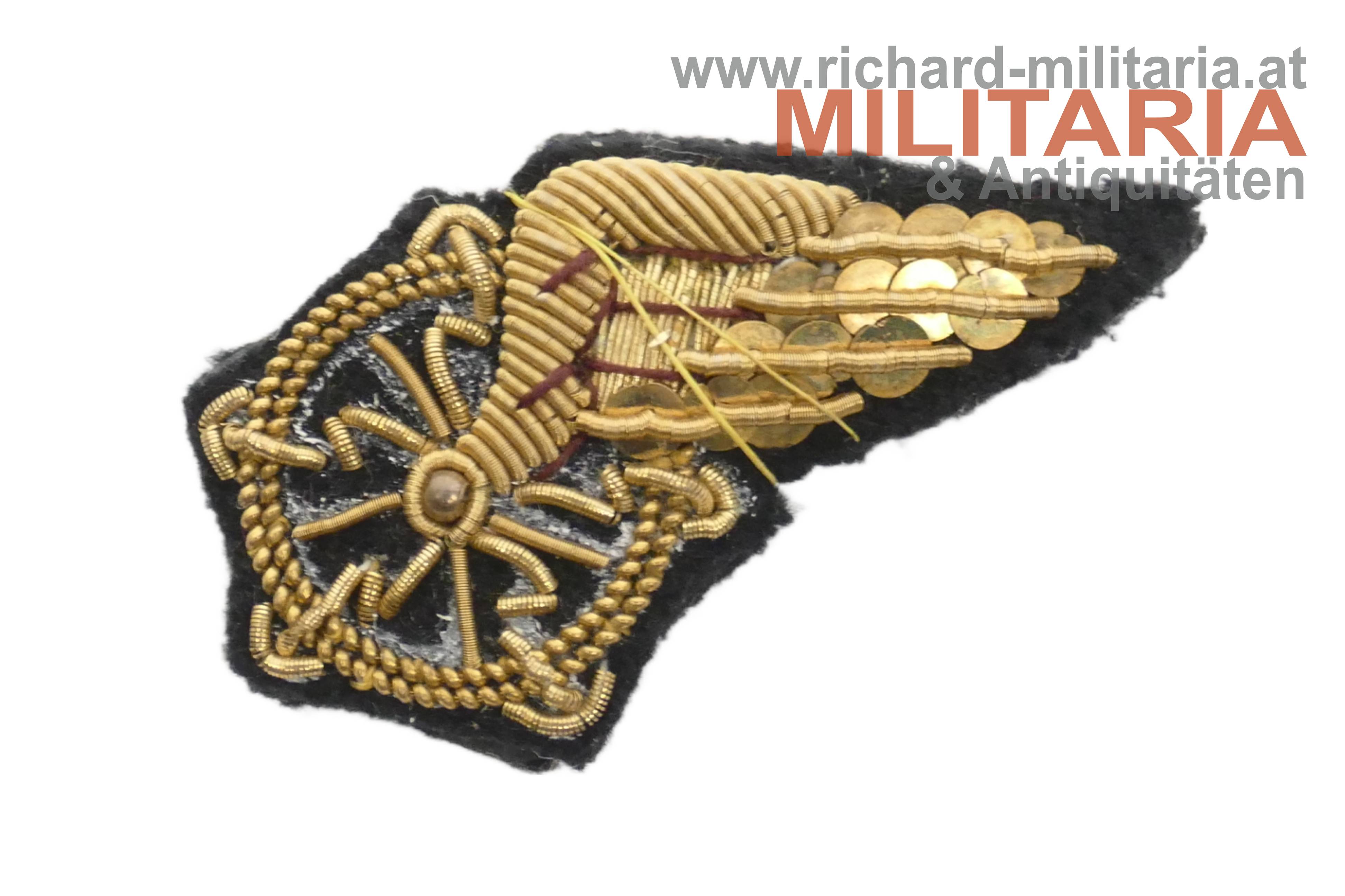 k.u.k. Kragenspiegelauflagen - Militär-Eisenbahner - gestickt