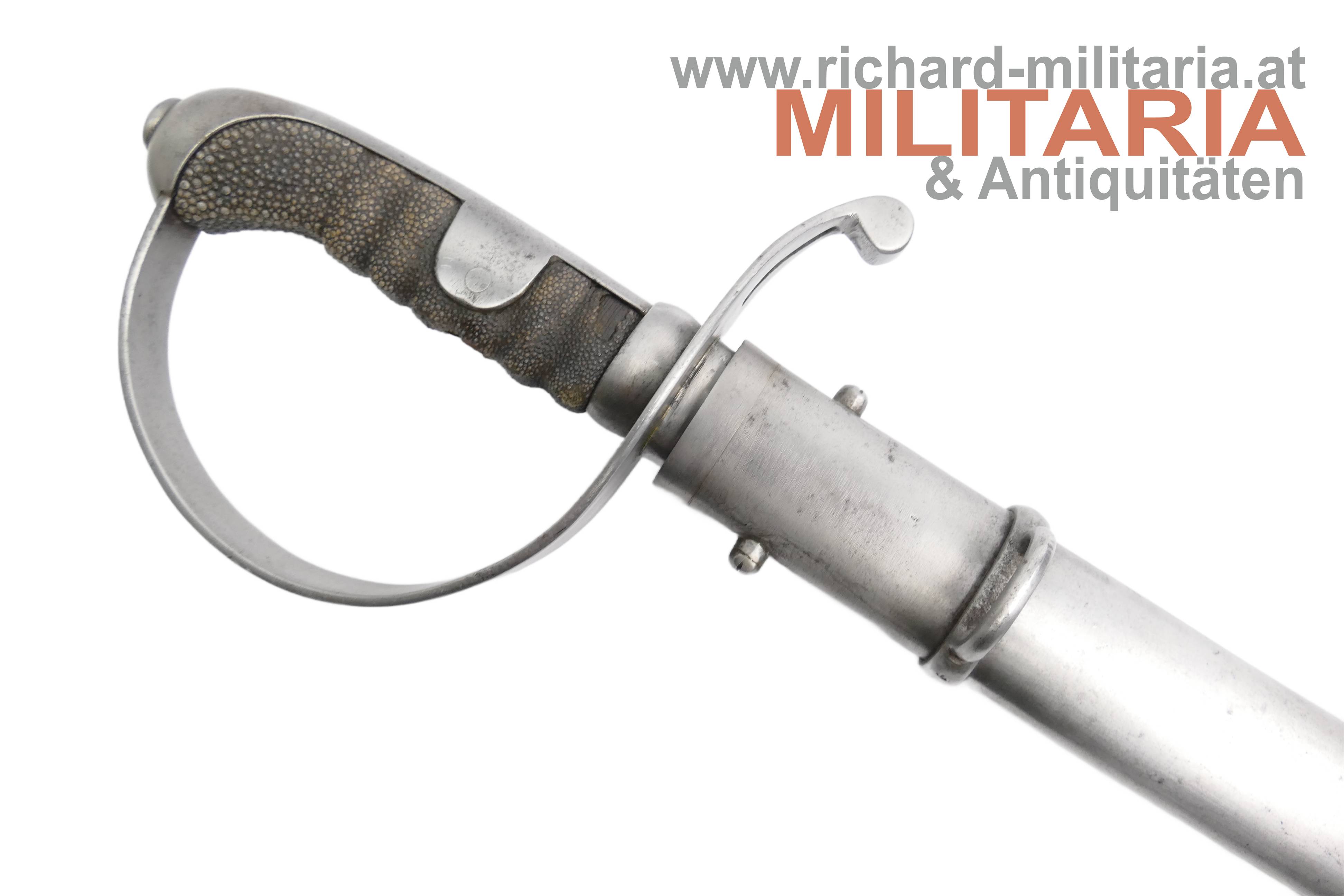k.u.k. Kavallerie-Mannschaftssäbel - M1877 - leichte Gattung ARMEE-ABNAHME