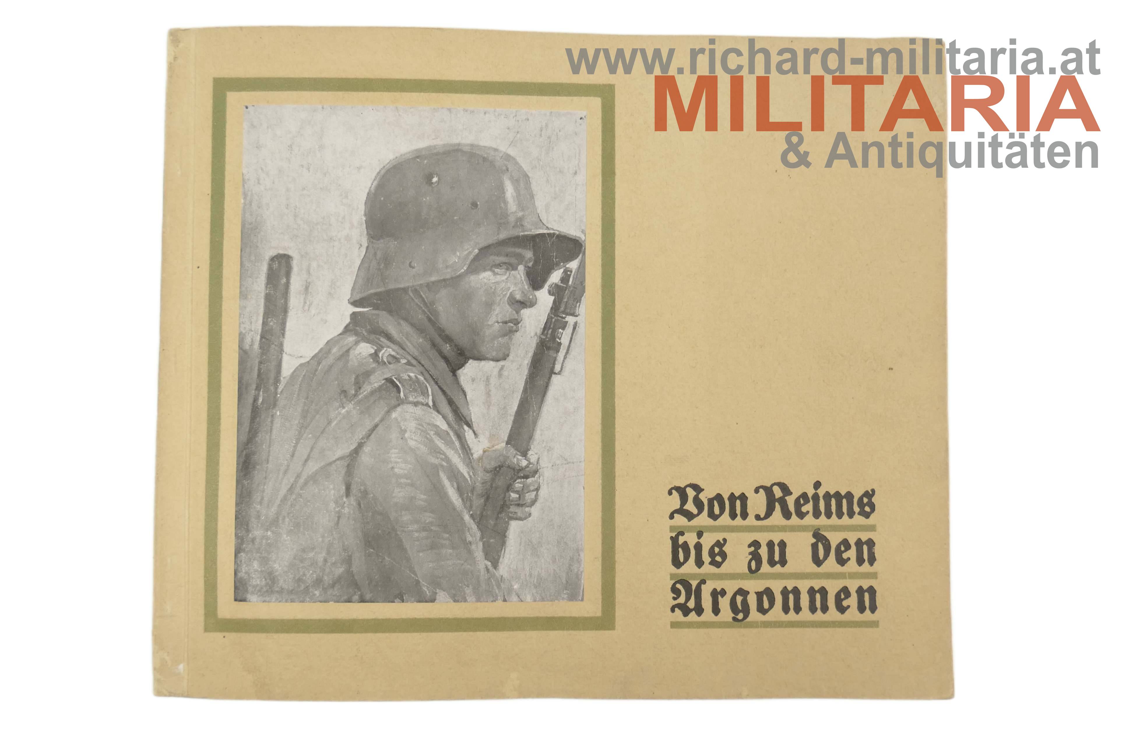 1. Weltkrieg "Von Reims bis zu den Argonnen" - Bildband 