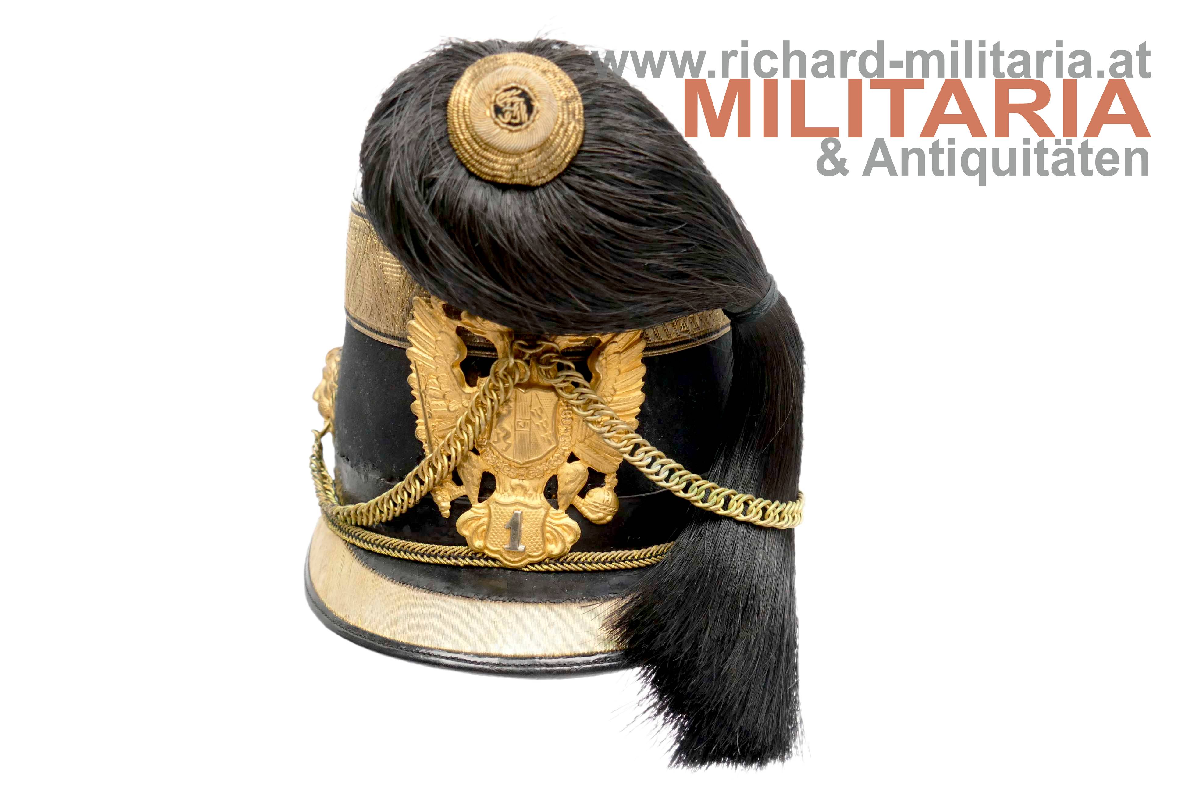 k.u.k. Artillerie-Tschako - Subalternoffizier - vor 1908