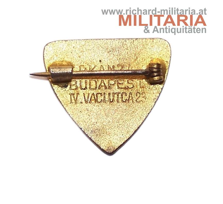 k.u.k. Kappenabzeichen 3x Verwundet (Sebeseült) - Ausführung für Offiziere