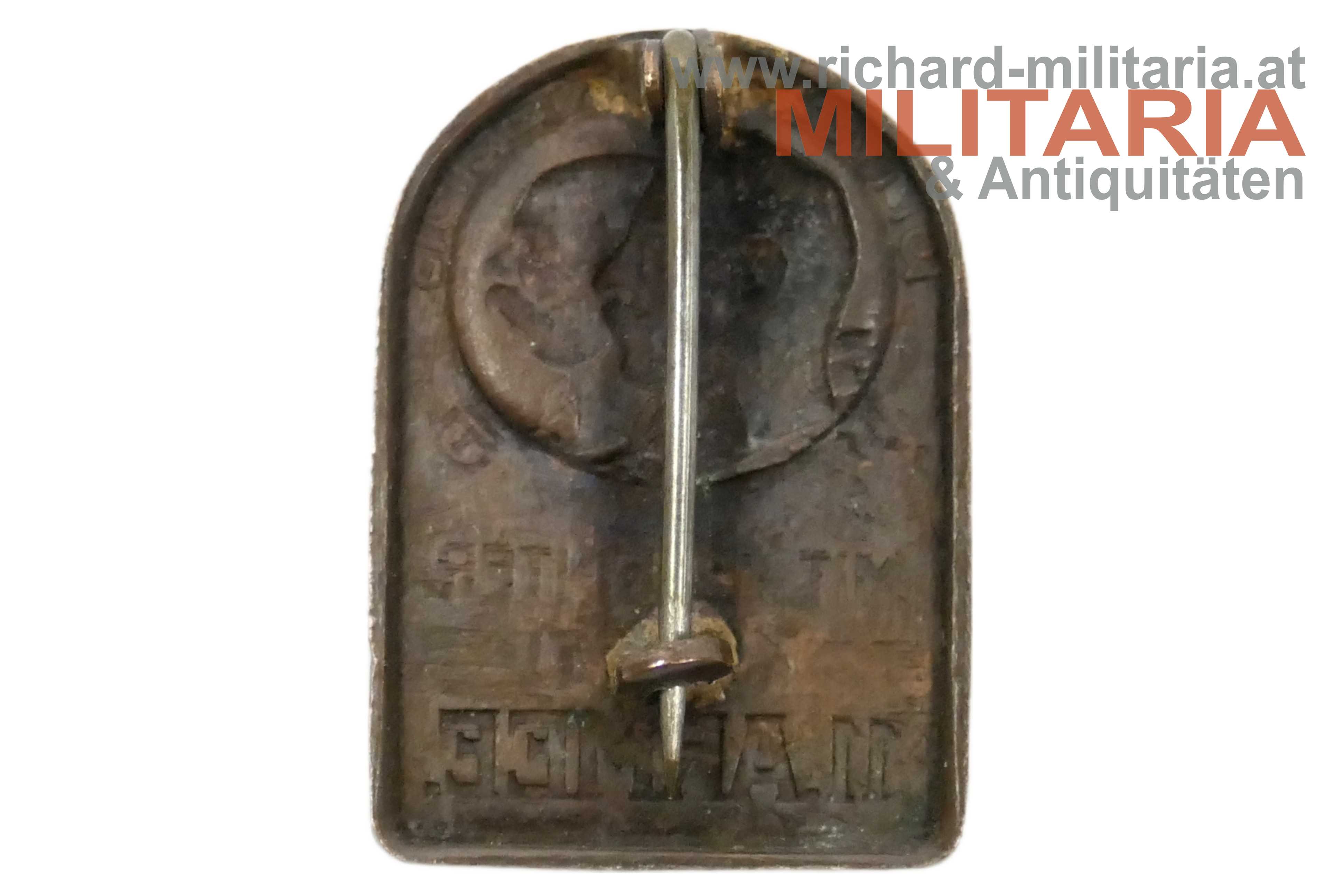 k.u.k. Kappenabzeichen - 11. Armee - Mit vereinter Kraft - 1914/1915 MINIATUR