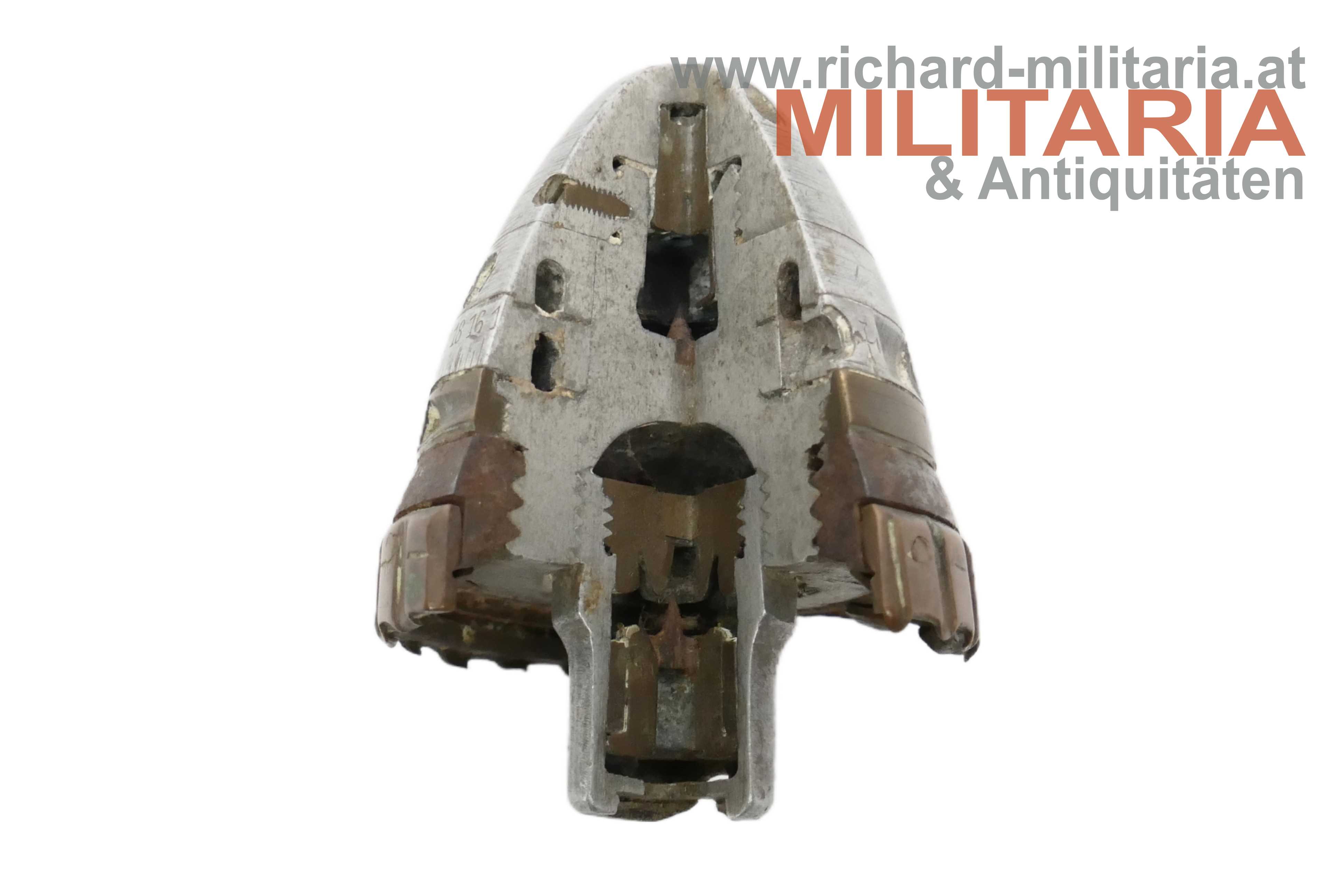 1. WK - Granaten-Sprengkopf - Schnittmodell