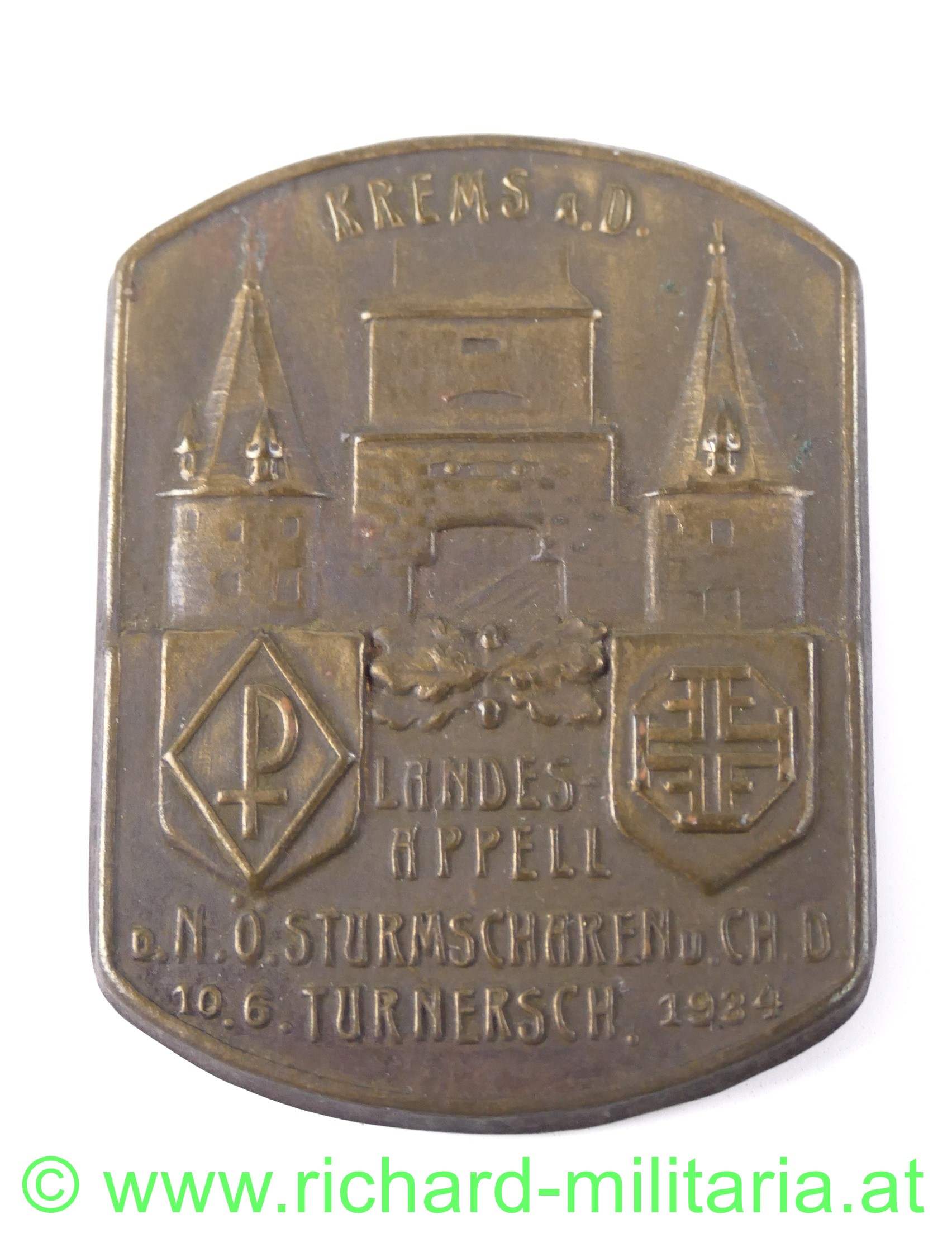 Krems A.D.  Landesappel N.Ö. Sturmscharen  Chr. Dt. Turnersch. 1934
