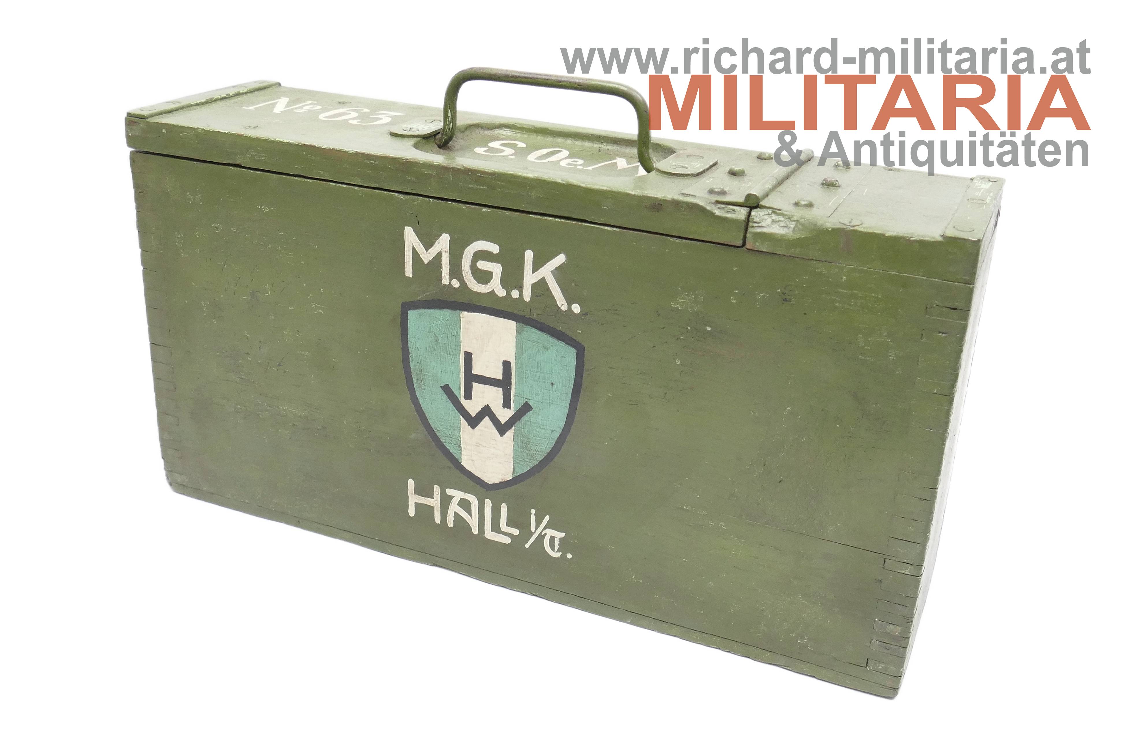 1. Republik - Munitionskiste - Heimwehr Hall in Tirol