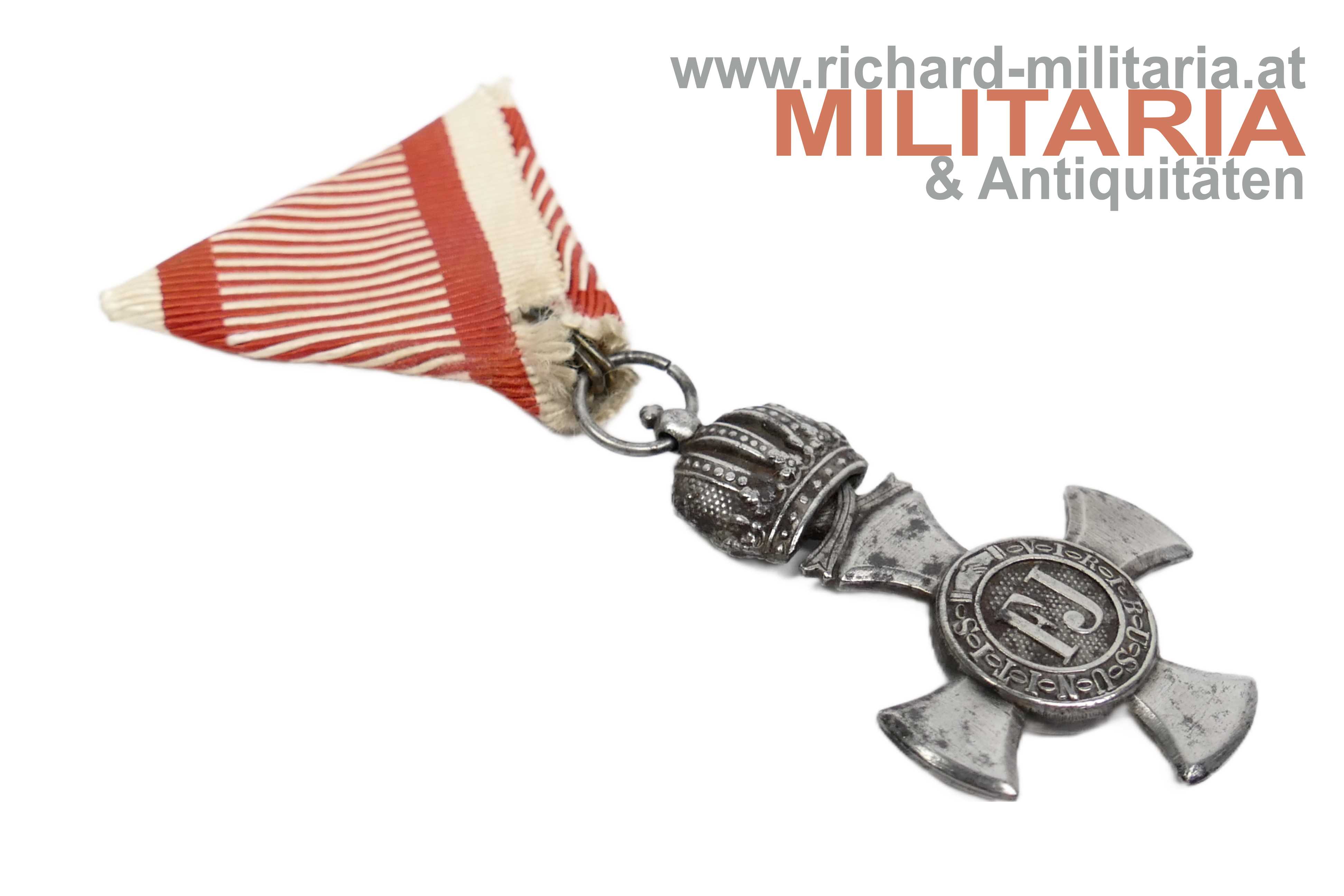 k.u.k. Eisernes Verdienstkreuz mit der Krone