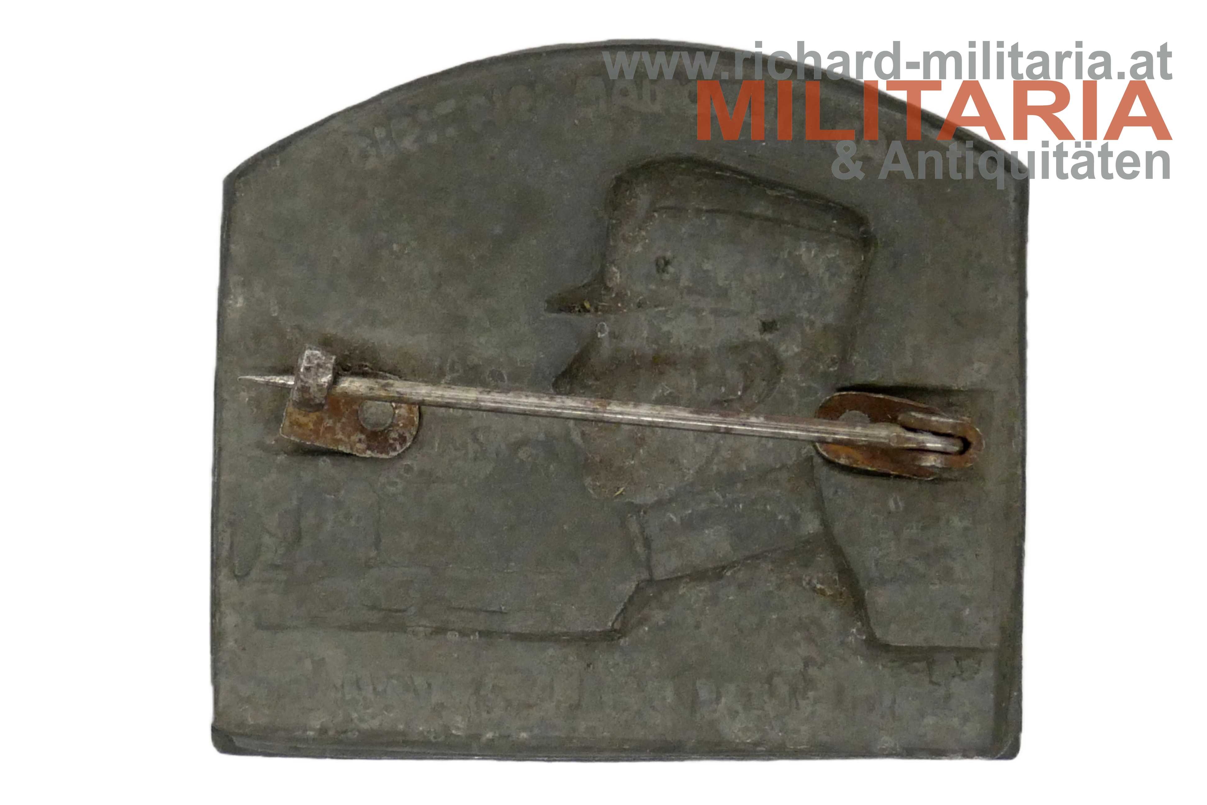 k.u.k. Kappenabzeichen - FJB 17 - AD Memoriam Obstl. v. Dückelmann