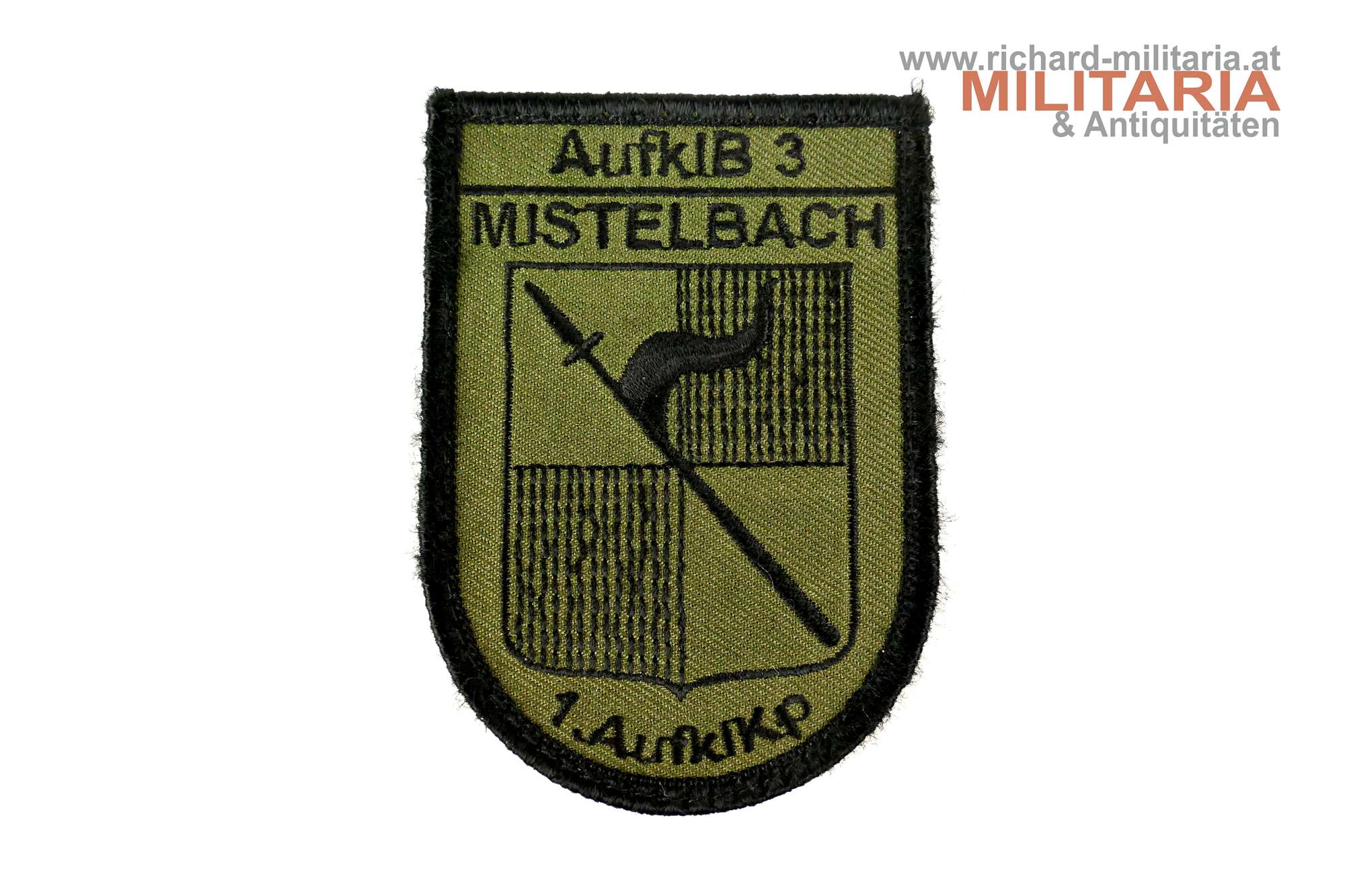 Bundesheer Ärmel-Patch AufklB 3 Mistelbach 1. AufKlKP