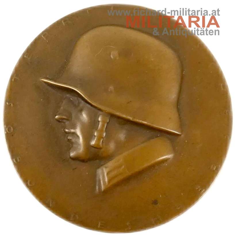 Österreichisches Bundesheer - 1. Republik - Medaille Staffel-Laufen q. d. Wien I. 1927