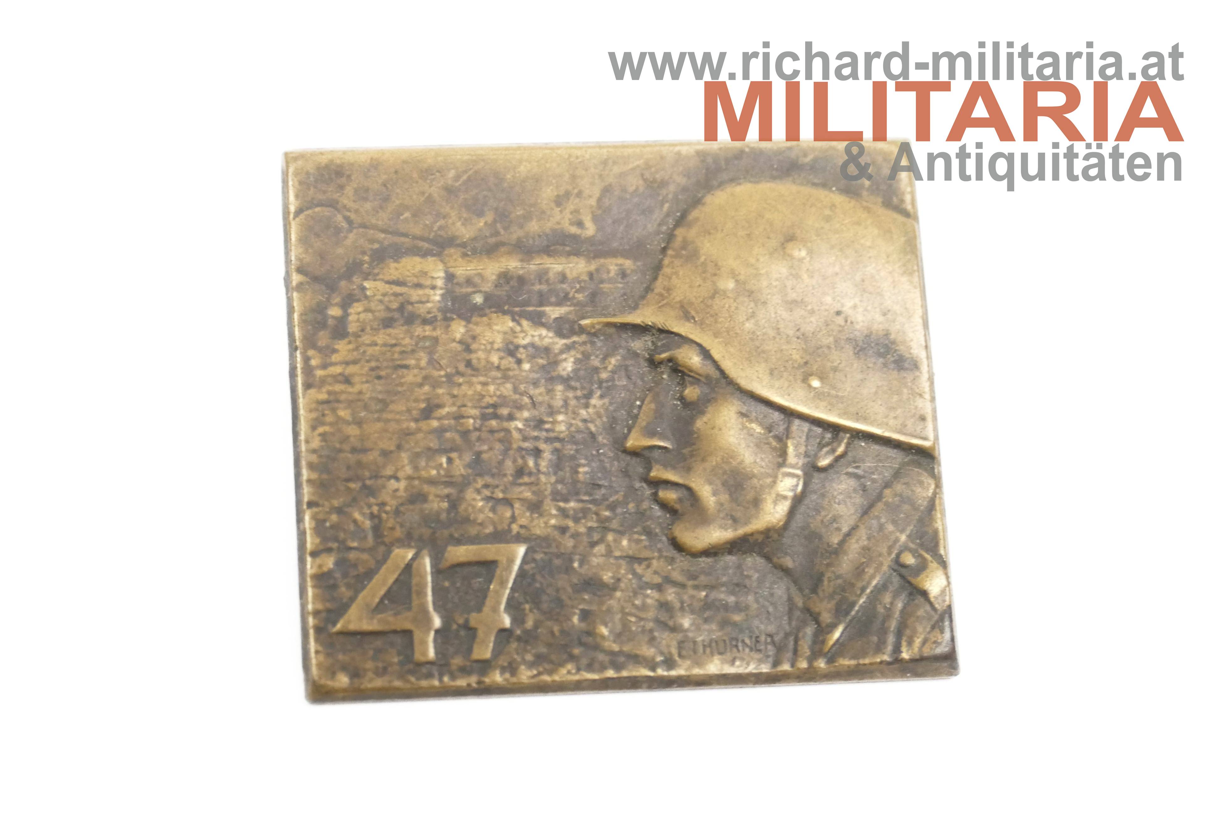 k.u.k. Kappenabzeichen - Infanterie Regiment Nr. 47
