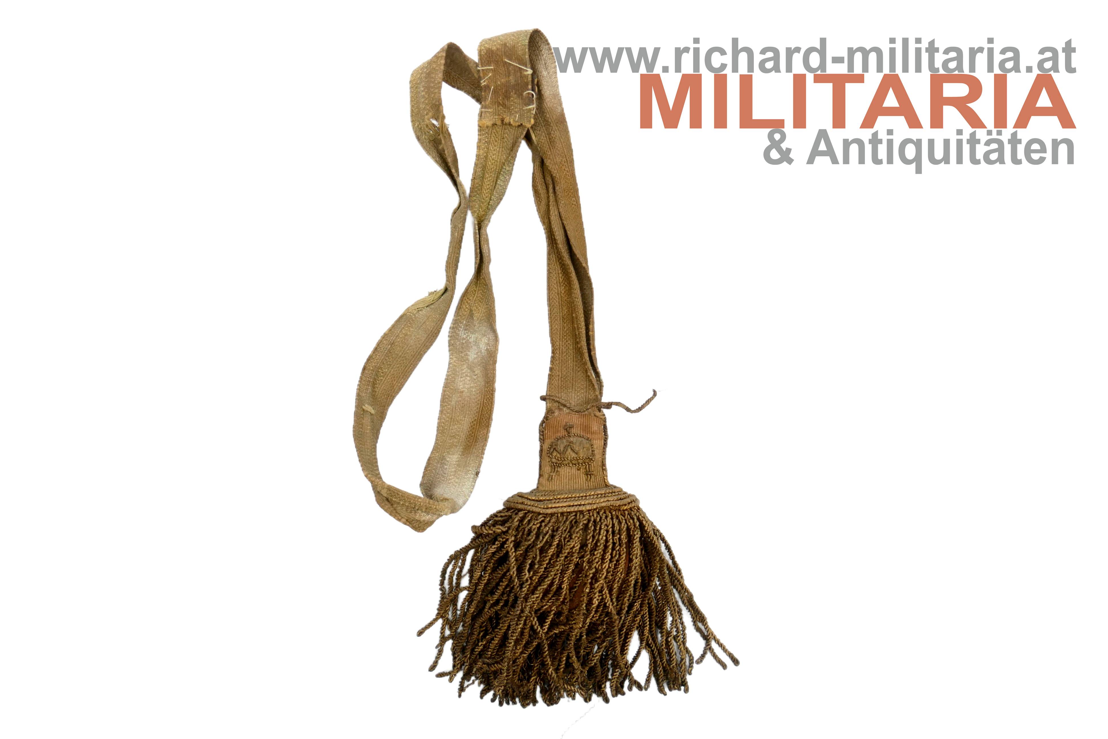 Königreich Ungarn - Offiziers-Portepee für nicht berittene Truppen