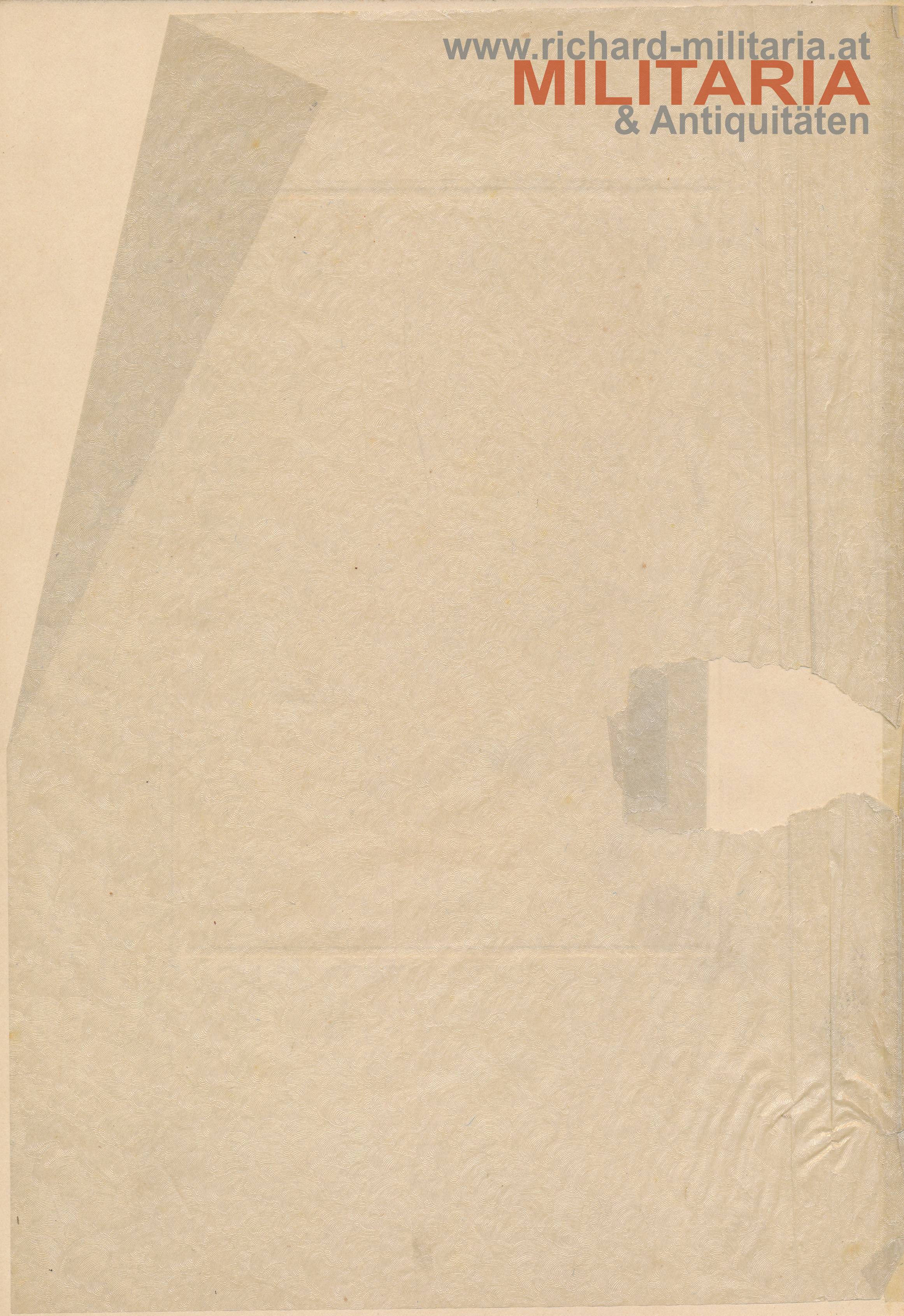 Generalmajor Richard Slawik - Widmung 1928