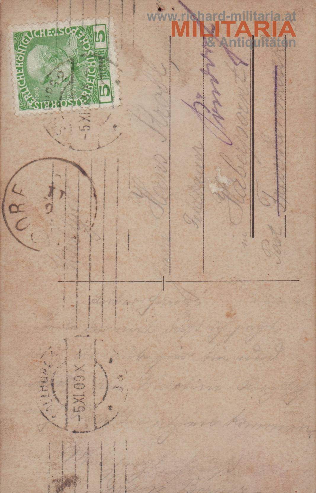 k.k. Foto - Oberjäger eines Landesschützen Regiments