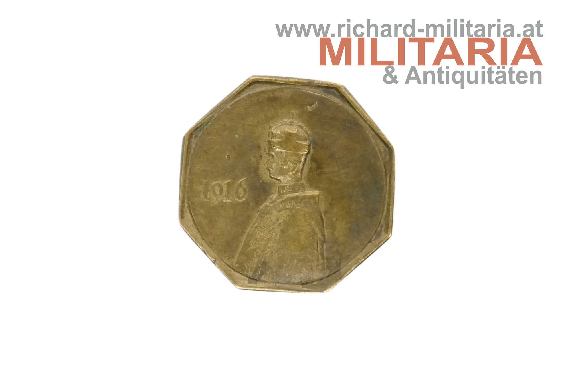 k.u.k. Krönungsmedaille - Kaiser Karl und Kaiserin Zita - 1916