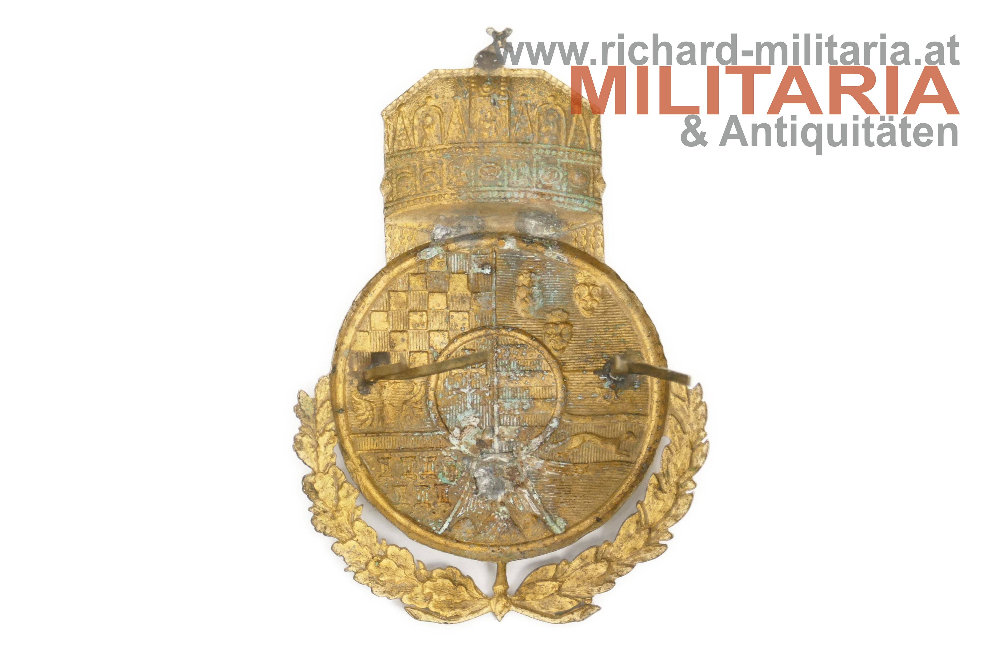 königl.-ungar. Offiziers-Tschako-Wappen M1869