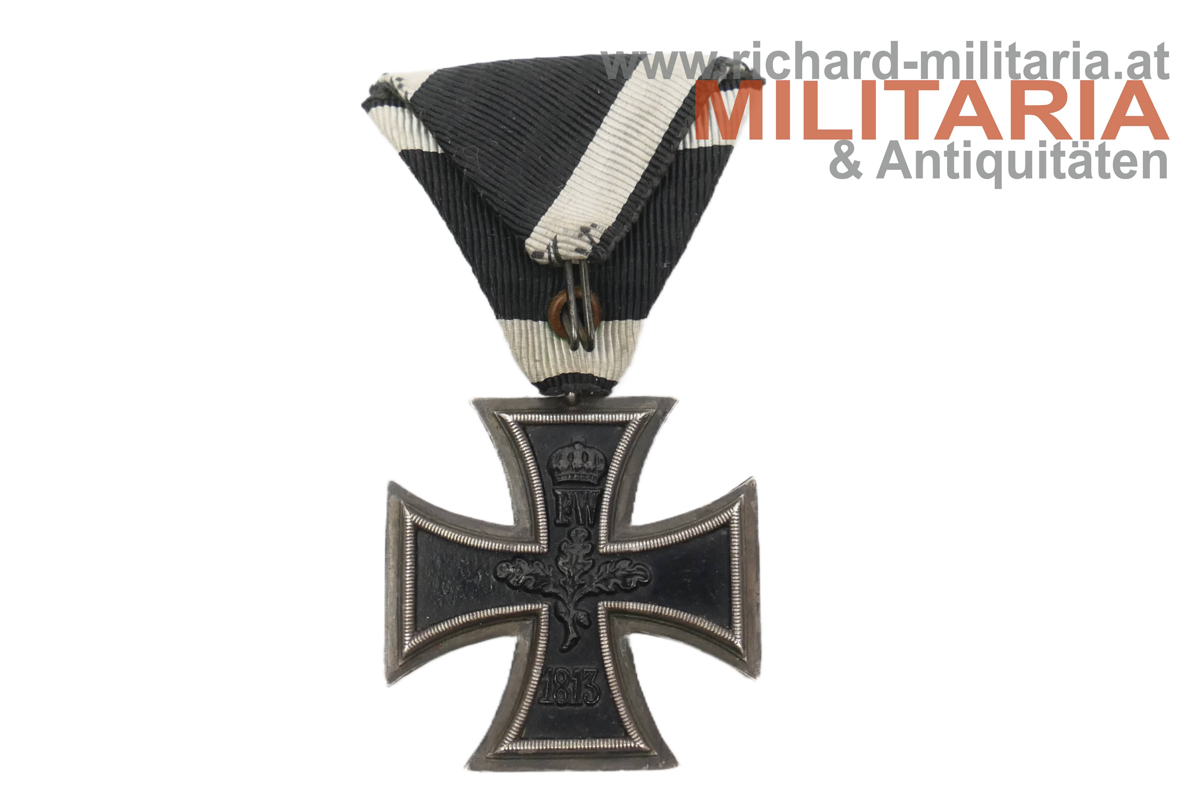 Eisernes Kreuz 2. Klasse  1914- österreichische Trageweise 