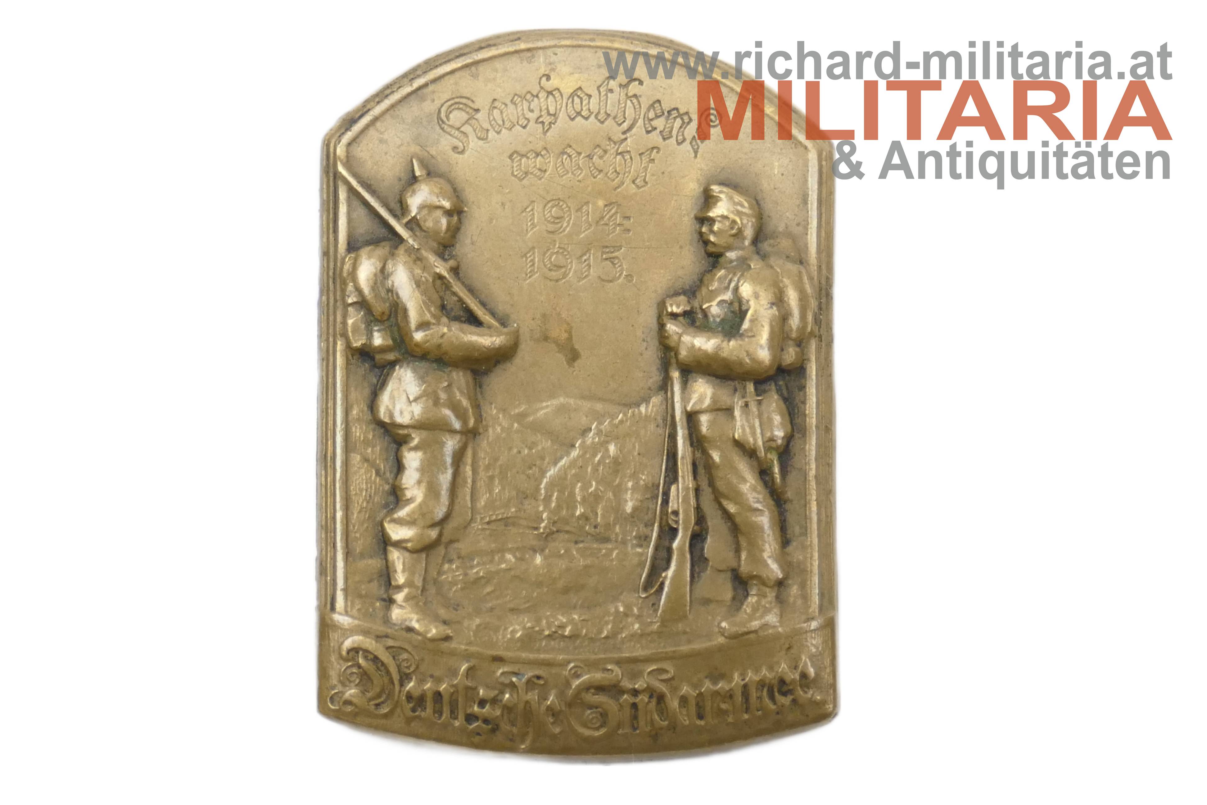 k.u.k. Kappenabzeichen - Deutsche Südarmee - Karpathenwacht 1914-1915