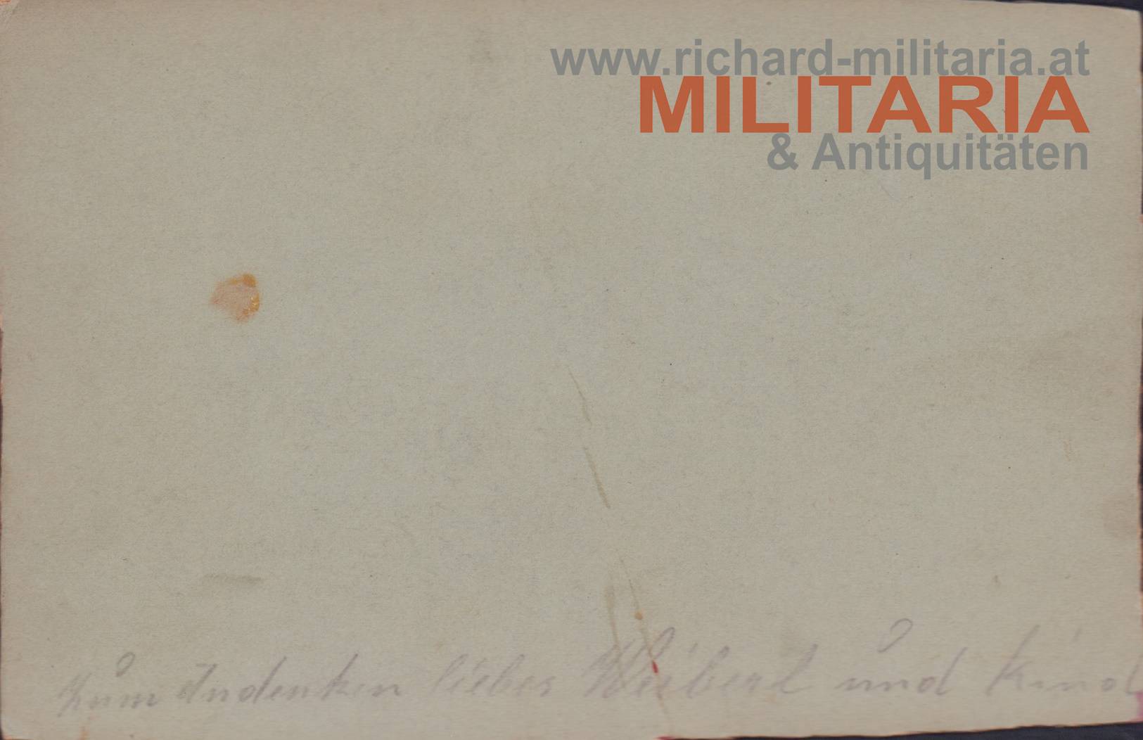 k.u.k. Hartkartonfoto - Unteroffiziere und Mannschaften