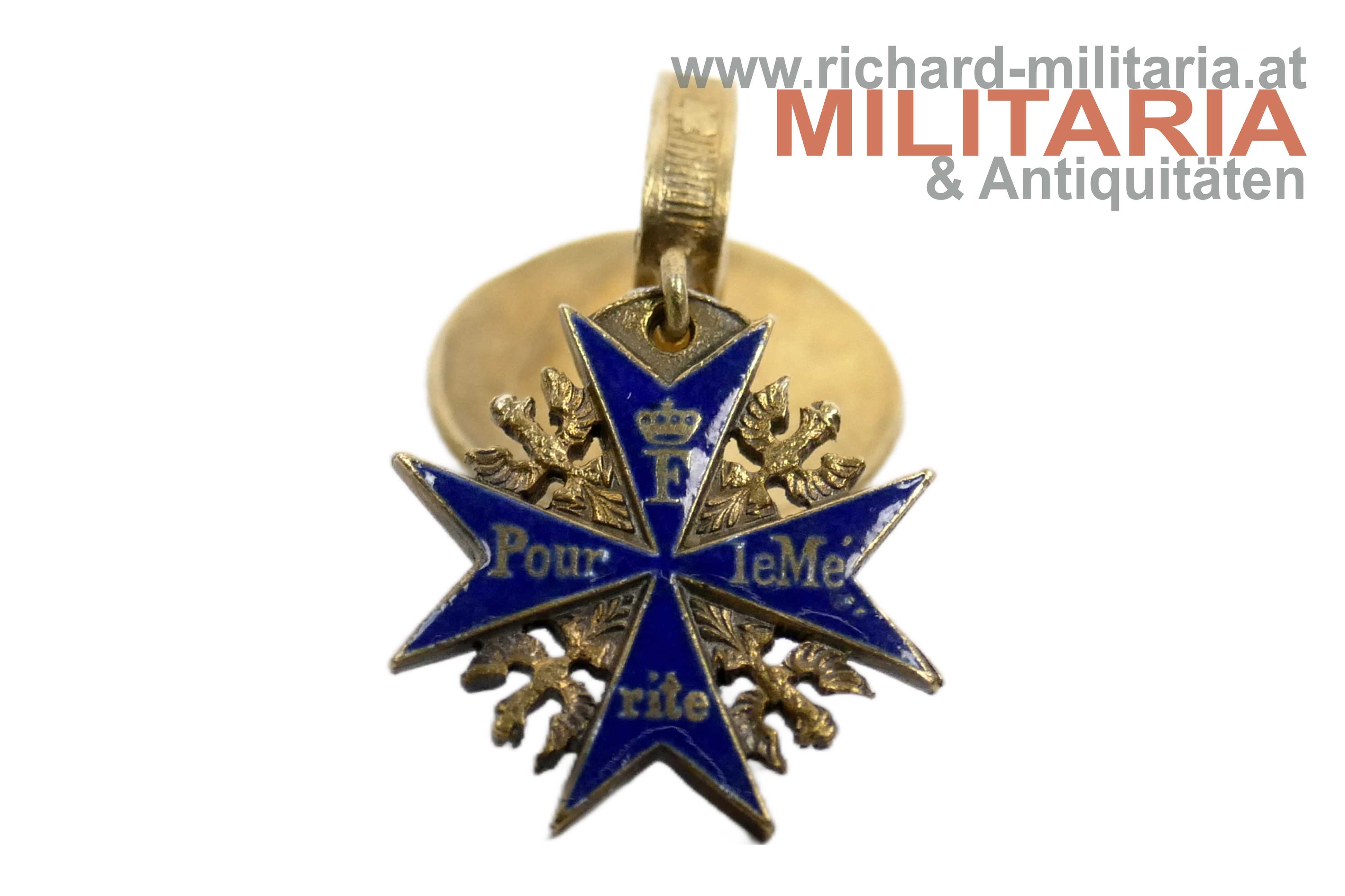 Preußen - Knopflochminiatur - Pour le Merite - Godet