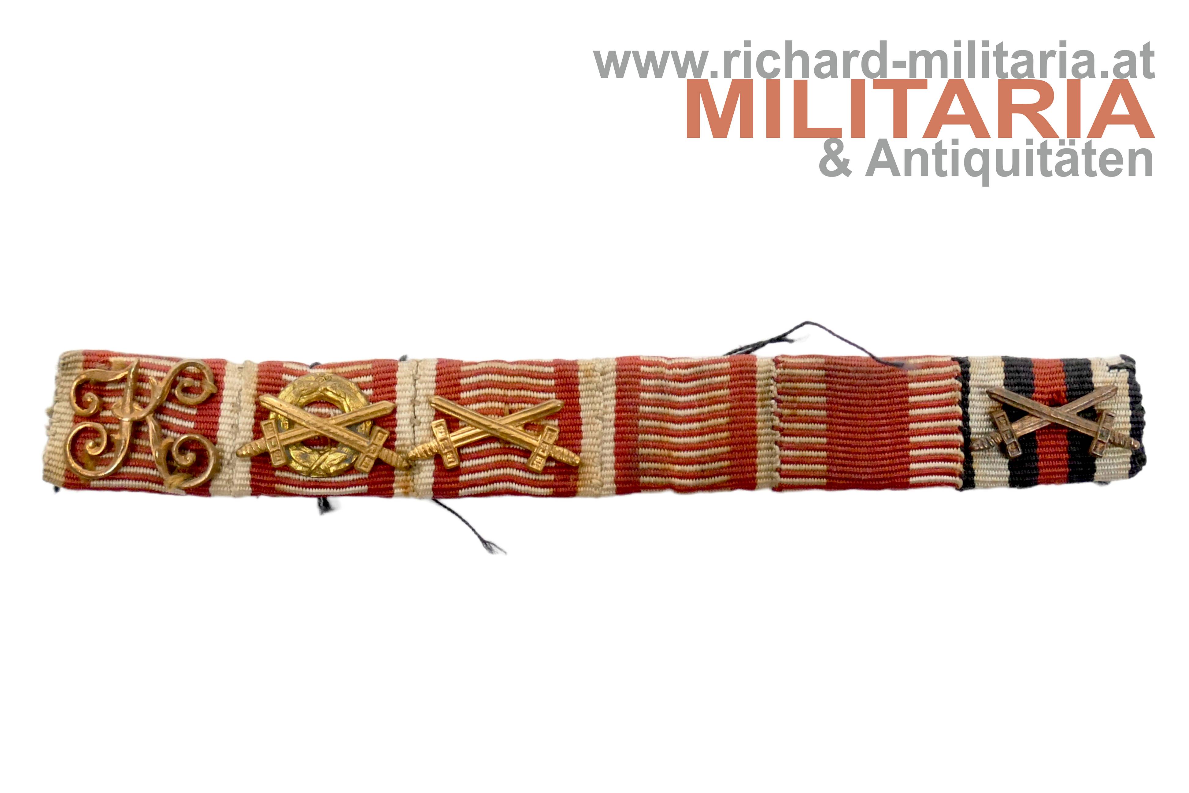 k.u.k. Feldspange - GOLDENE TAPFERKEIT - Offizier Italienfront