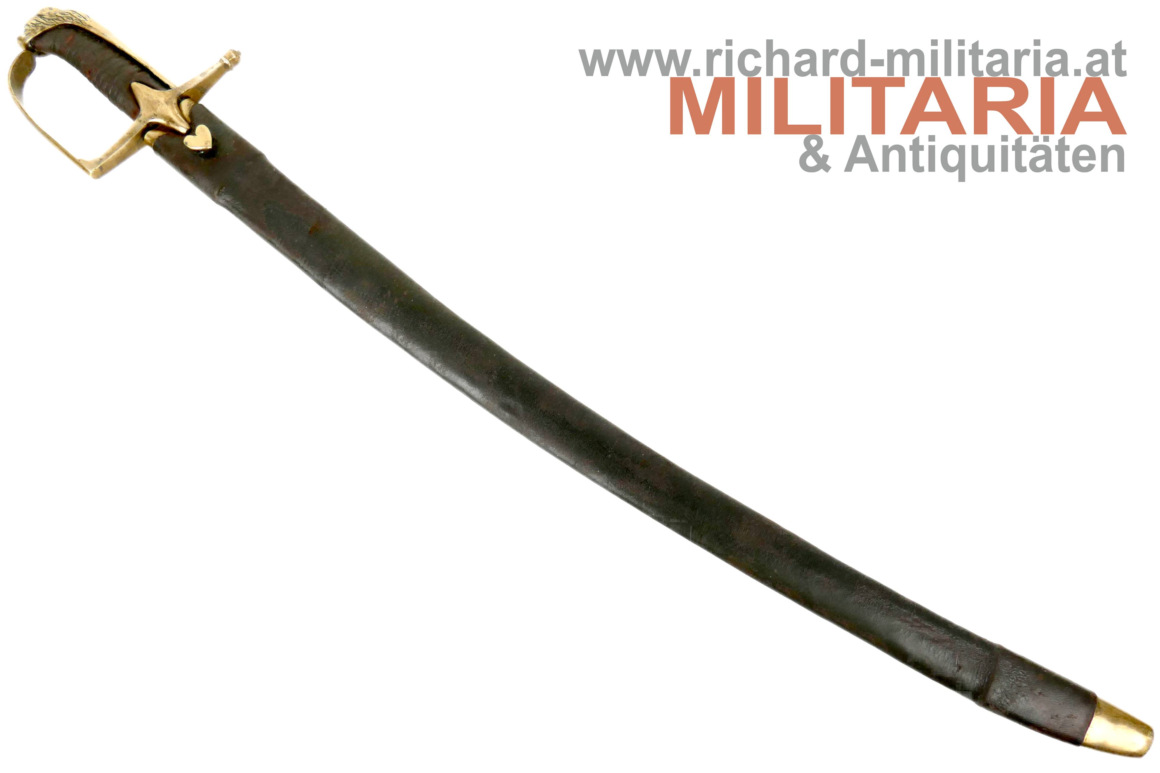 Österreichischer Grenadier-Säbel M1765 - Prima Plana