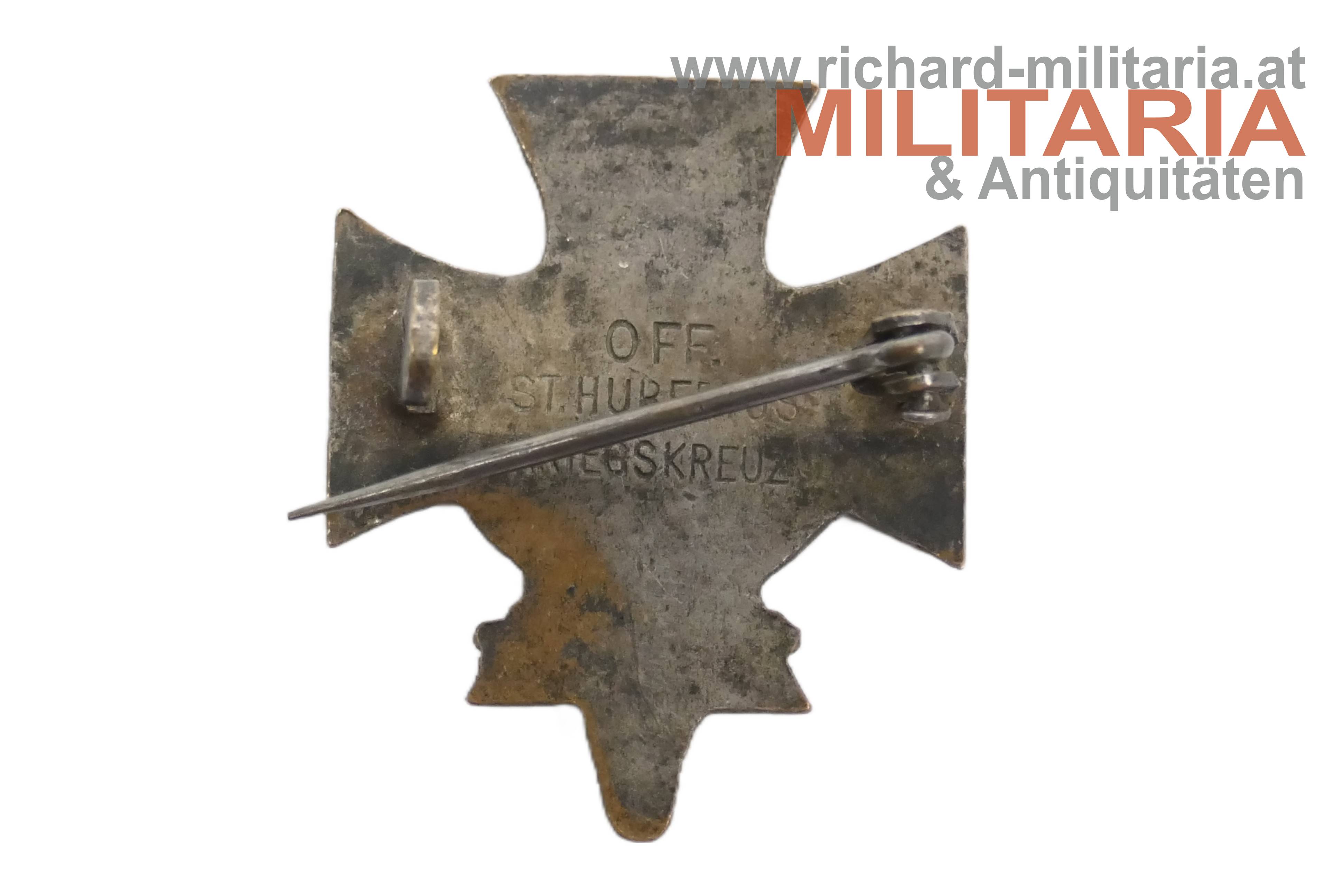 k.u.k. patriotisches Abzeichen - St. Hubertus Kreuz