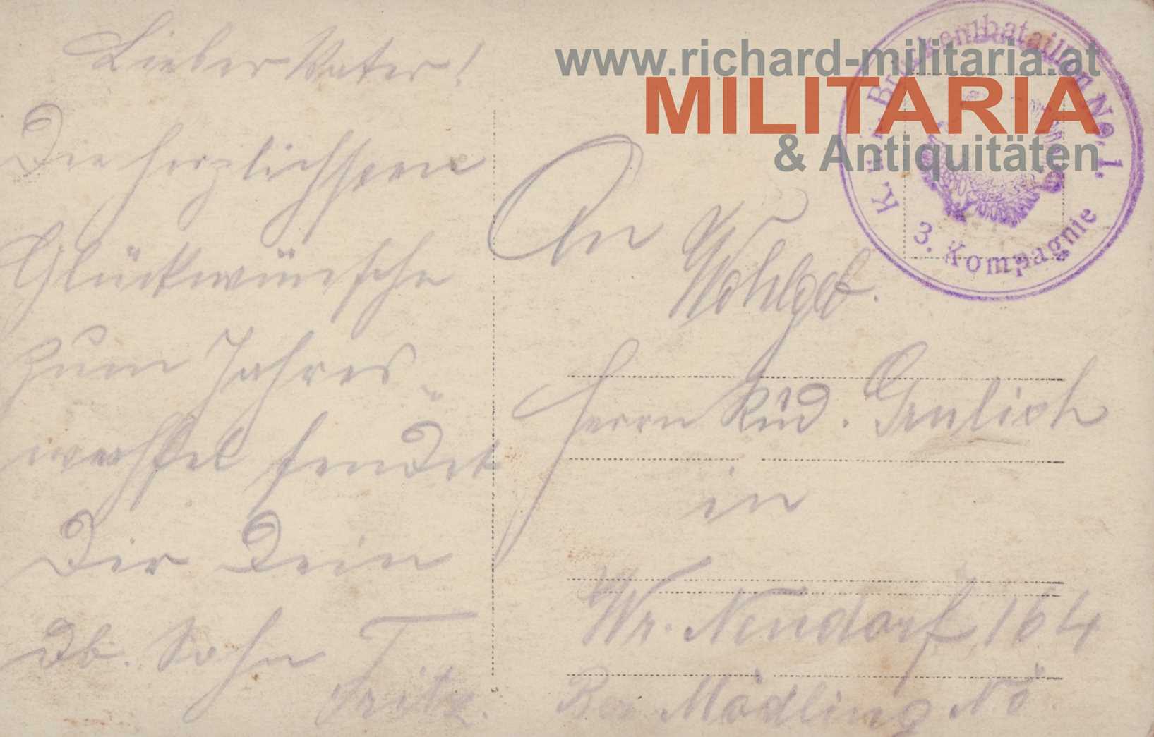 k.u.k. Foto - Brückenbataillon No. 1 - Pioniersäbel M1853