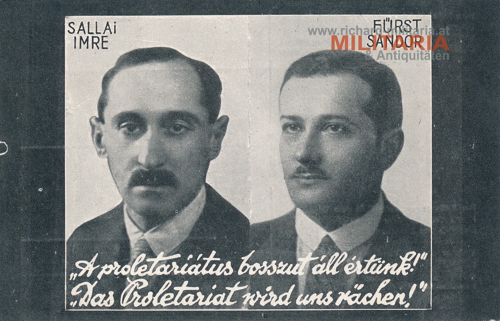Imre Sallai und Sándor Fürst - Fonds politischer Gefangener