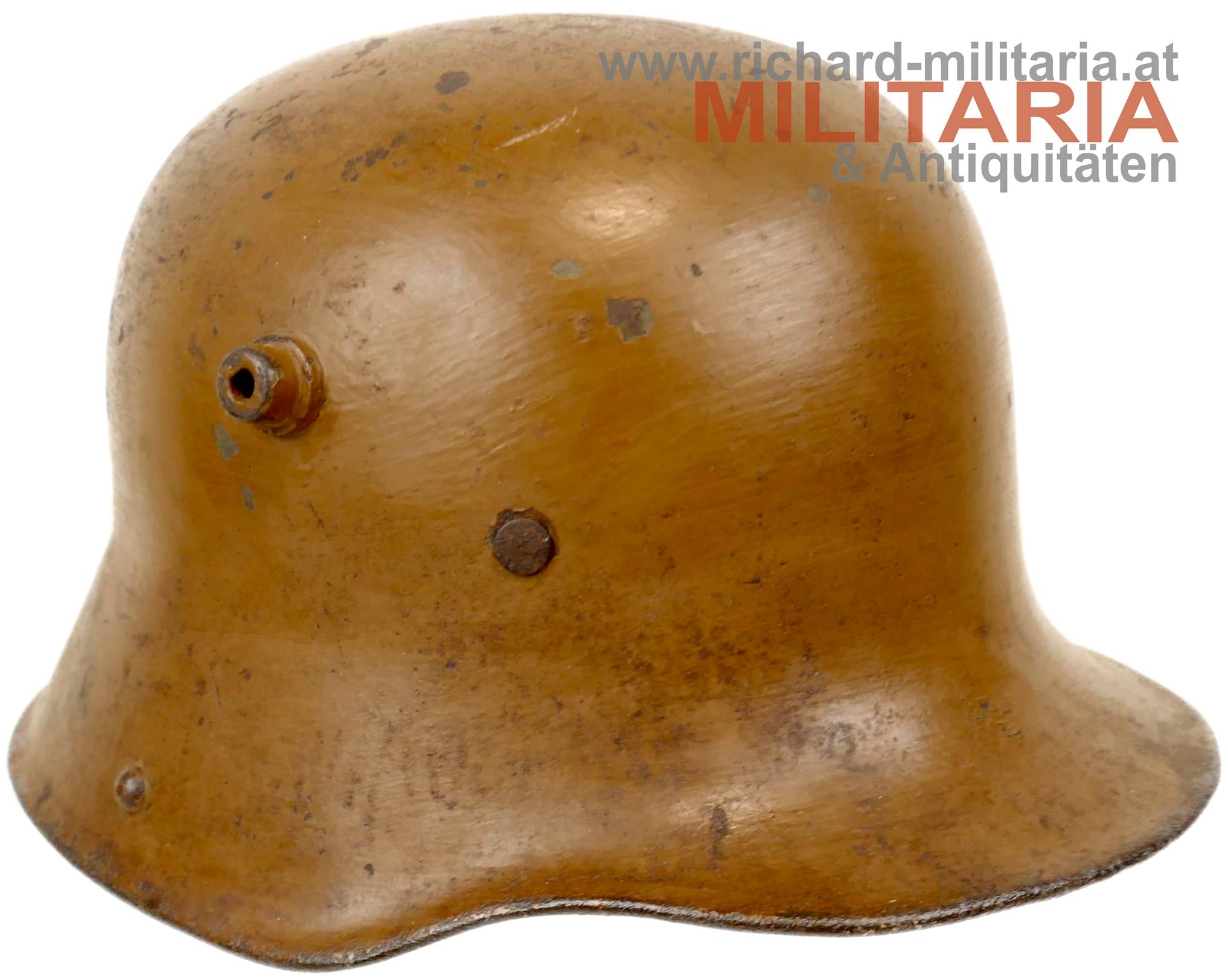 k.u.k. Stahlhelm M17 - Isonzobraun - personalisiert - deutsche Fertigung