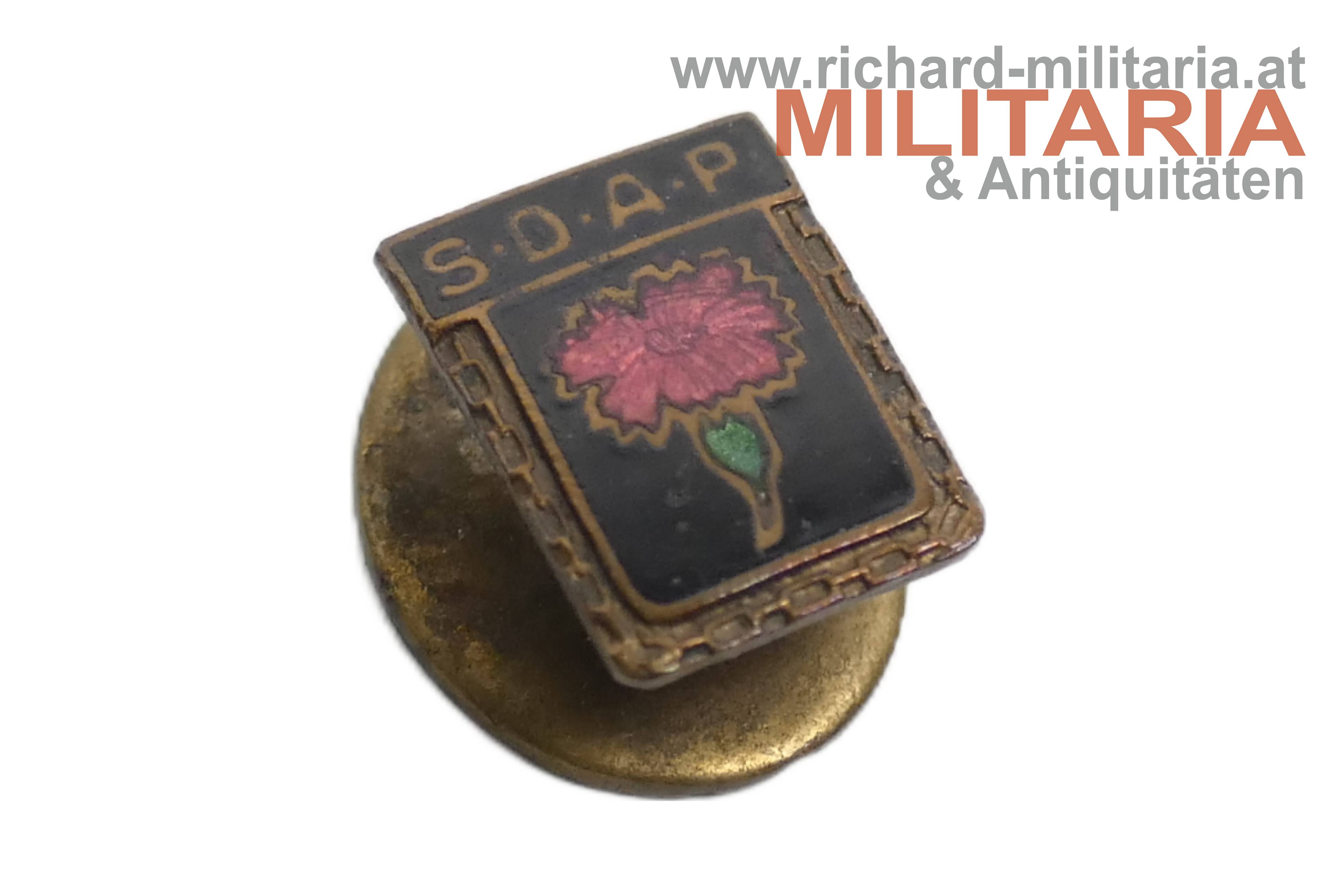 Republikanischer Schutzbund "SDAP" - Knopfloch-Abzeichen