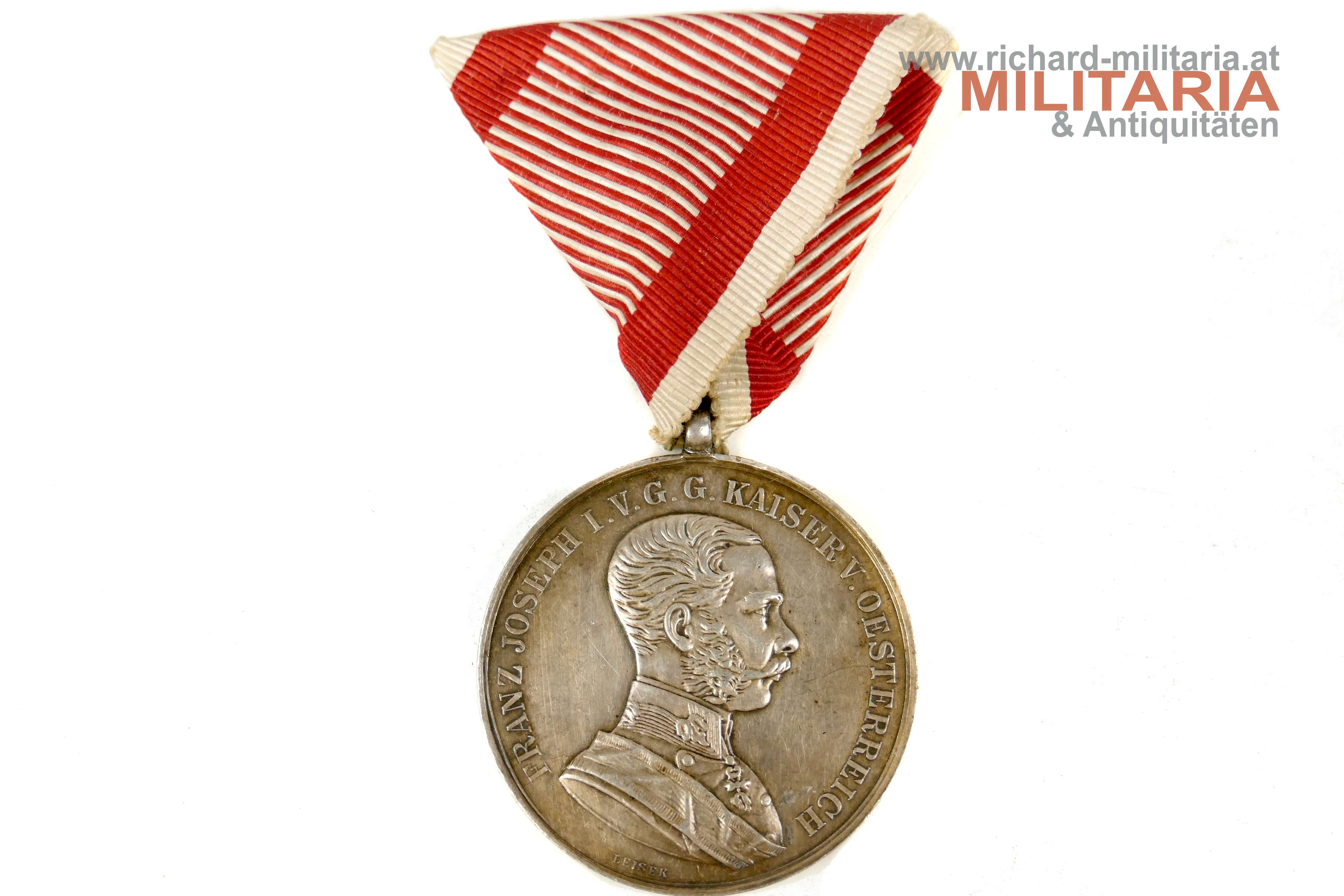 k.u.k. Silberne Tapferkeitsmedaille Kaiser Franz Josef